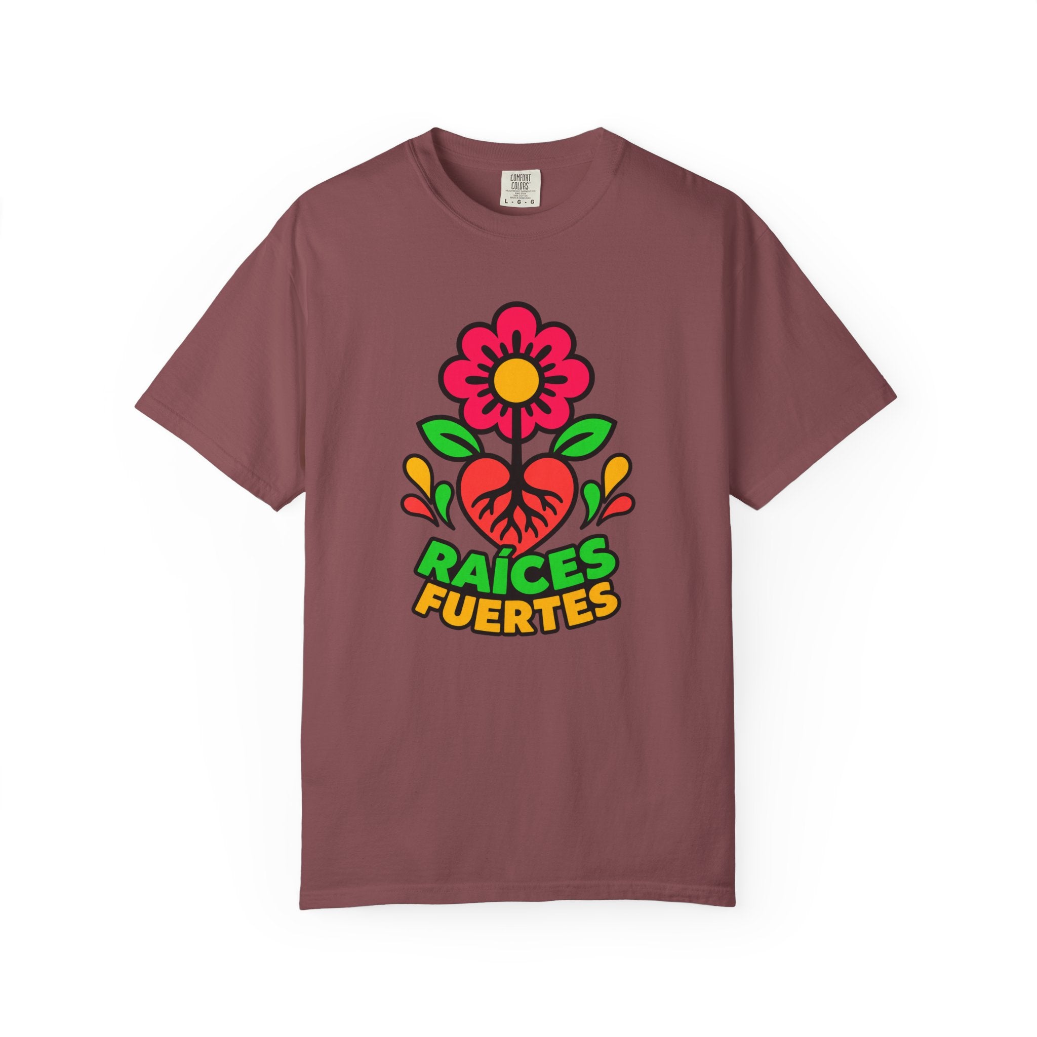 Raíces Fuertes Latino Heritage Heavyweight Tee 🌺❤️