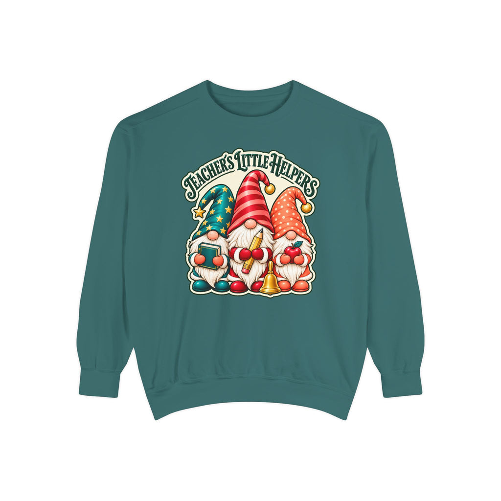 Teachers Little Helpers Gnome Christmas Sweatshirt