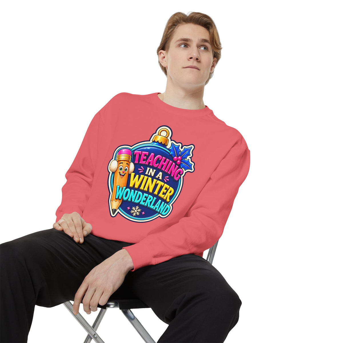 Teaching in a Winter Wonderland Christmas Sweatshirt