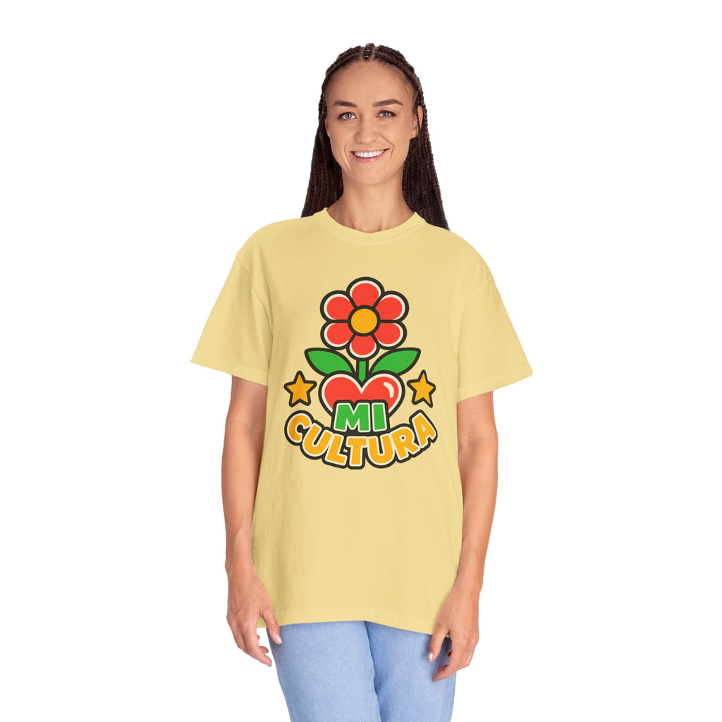 Mi Cultura Latino Heritage Heavyweight Tee 🌺❤️