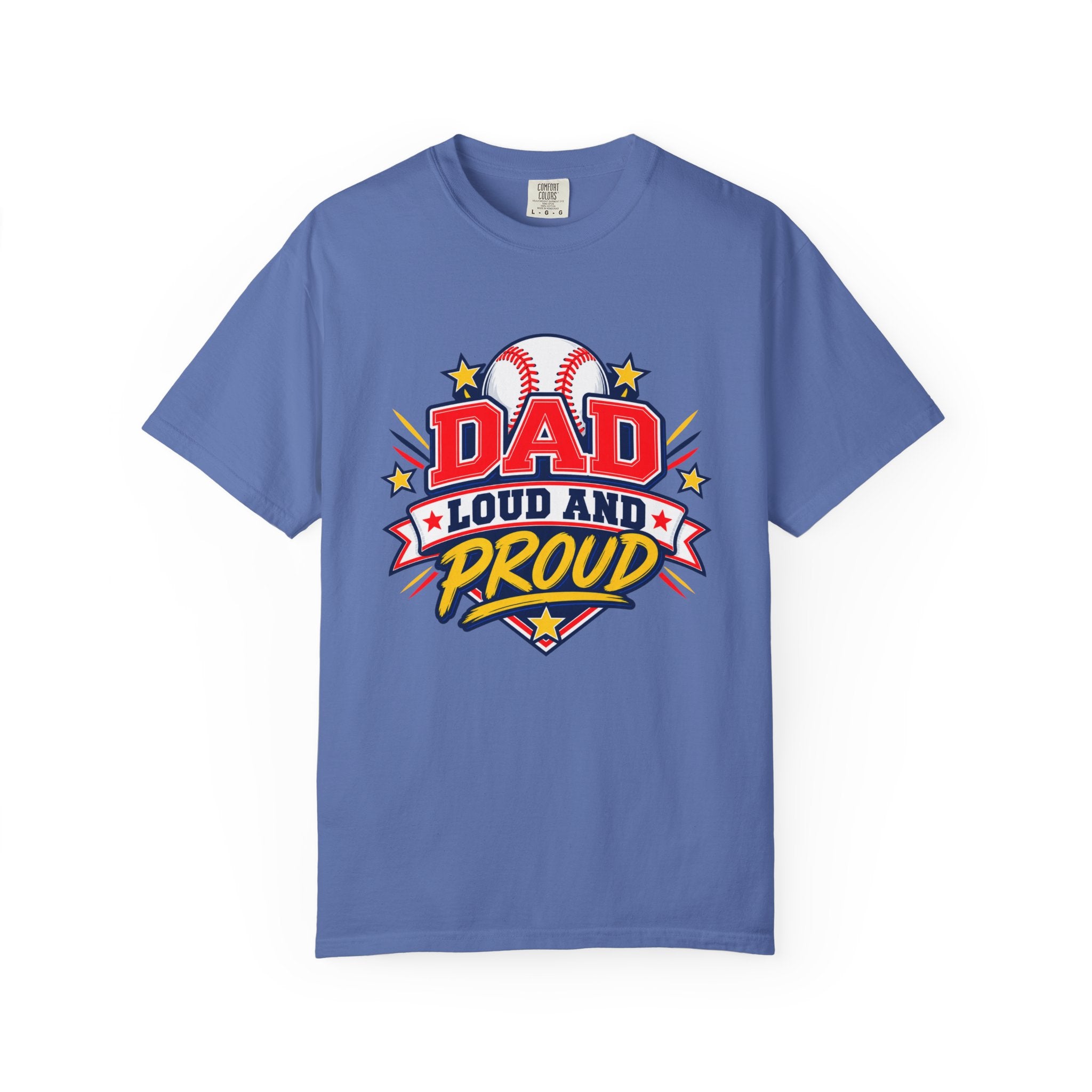 Baseball Dad Loud and Proud Comfort Colors® Tee ⚾️⭐