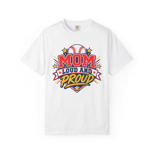 Baseball Mom Loud and Proud Comfort Colors® Tee ⚾️💙