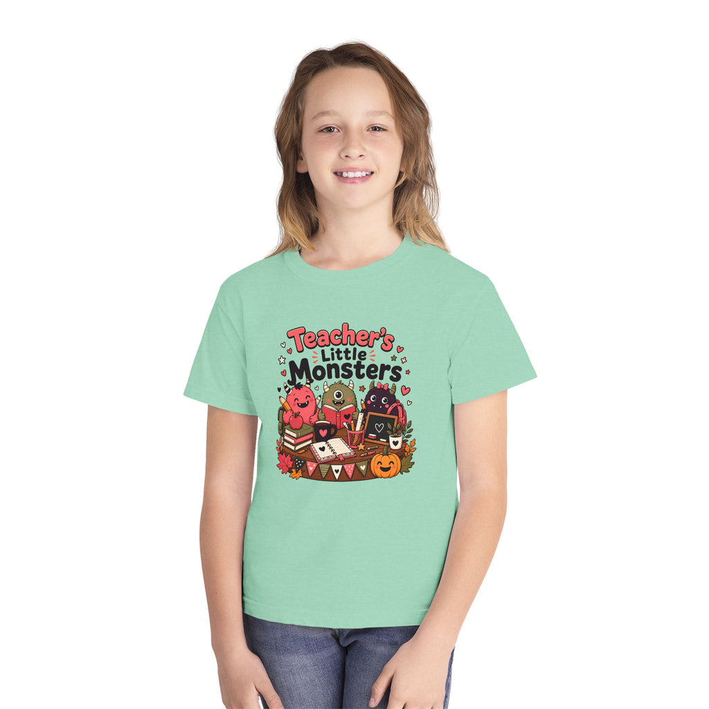 Teacher’s Little Monsters Youth Retro Tee 🍎📚
