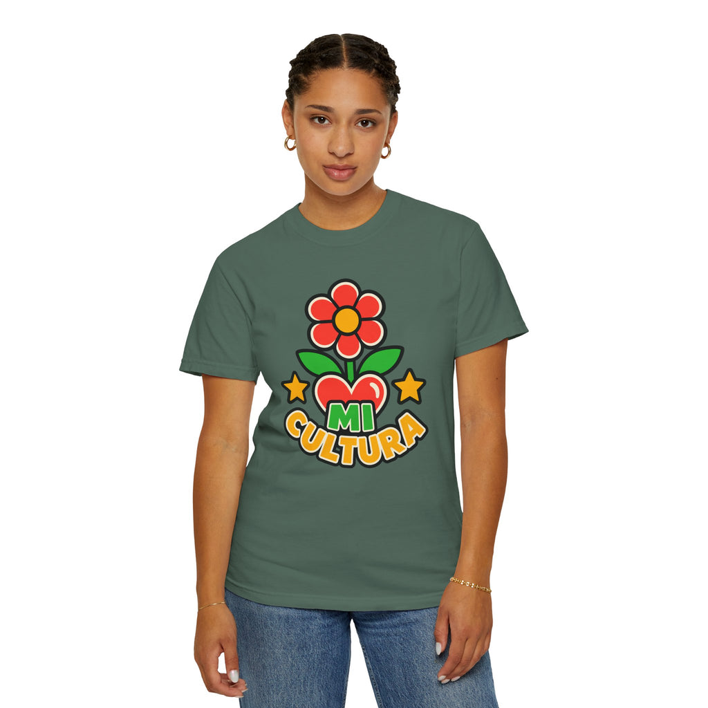 Mi Cultura Latino Heritage Heavyweight Tee 🌺❤️