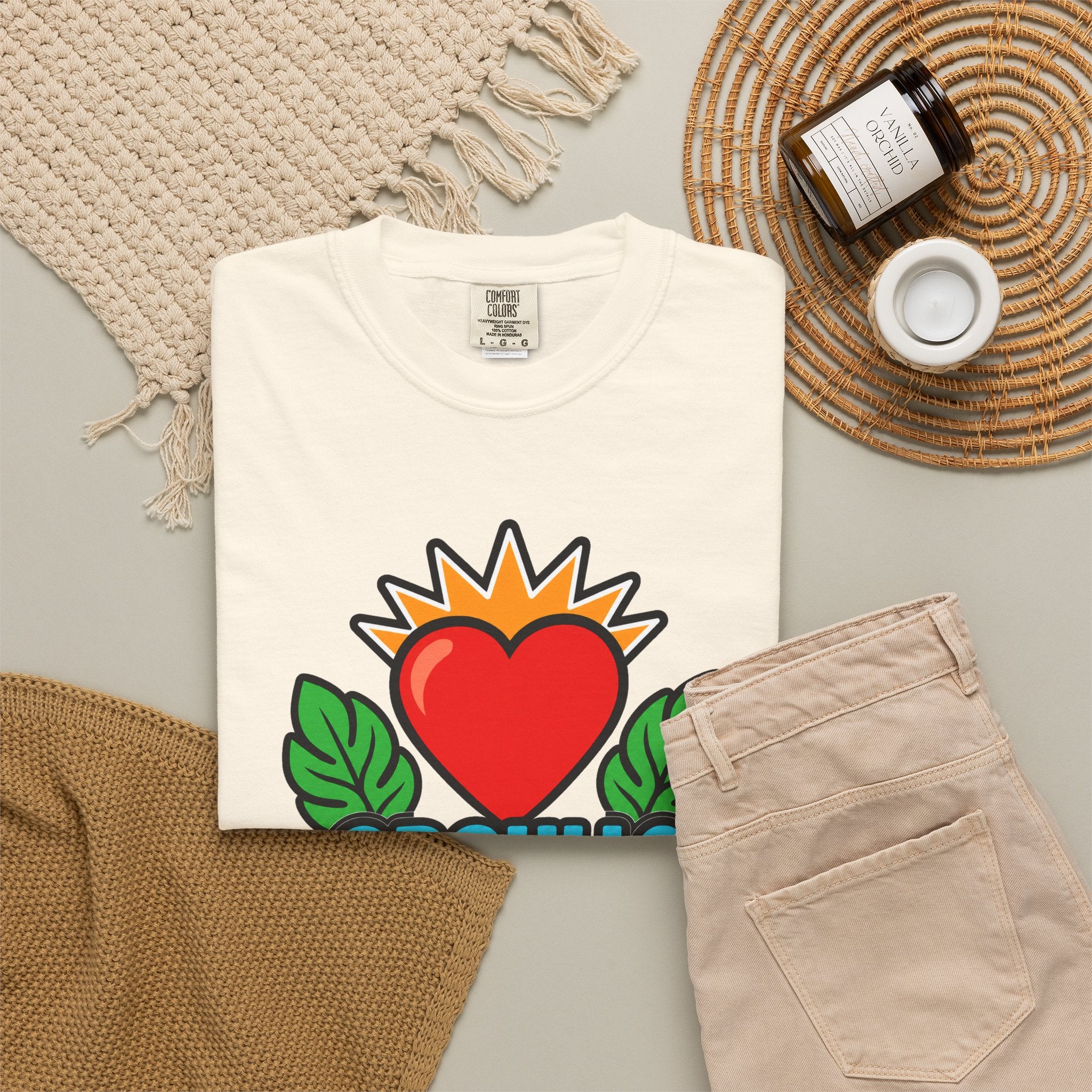 Orgullo Latino Heritage Heavyweight Tee ❤️🌿