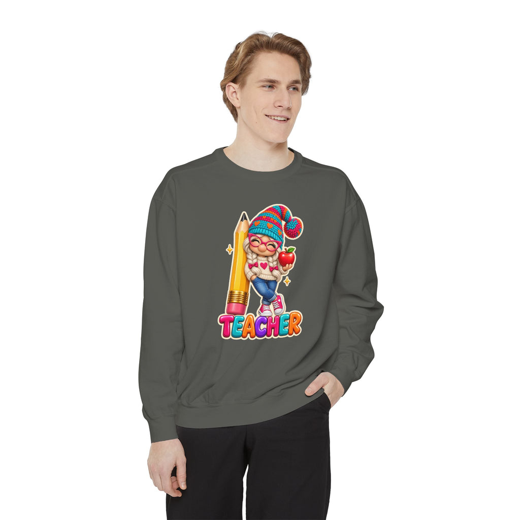 Gnome Teacher Classroom Christmas Holiday Sweatshirt