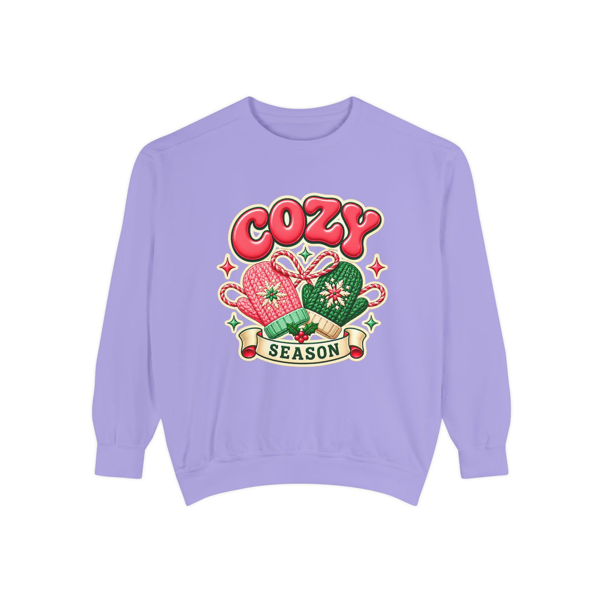 Cozy Season Christmas Sweatshirt 🧤🎄☕️