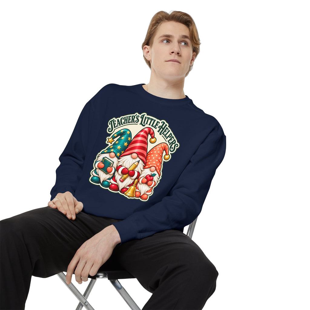 Teachers Little Helpers Gnome Christmas Sweatshirt