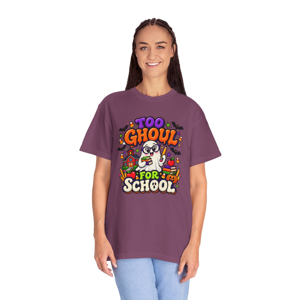 Too Ghoul for School T-Shirt — Cute Halloween Ghost Back-to-School Tee