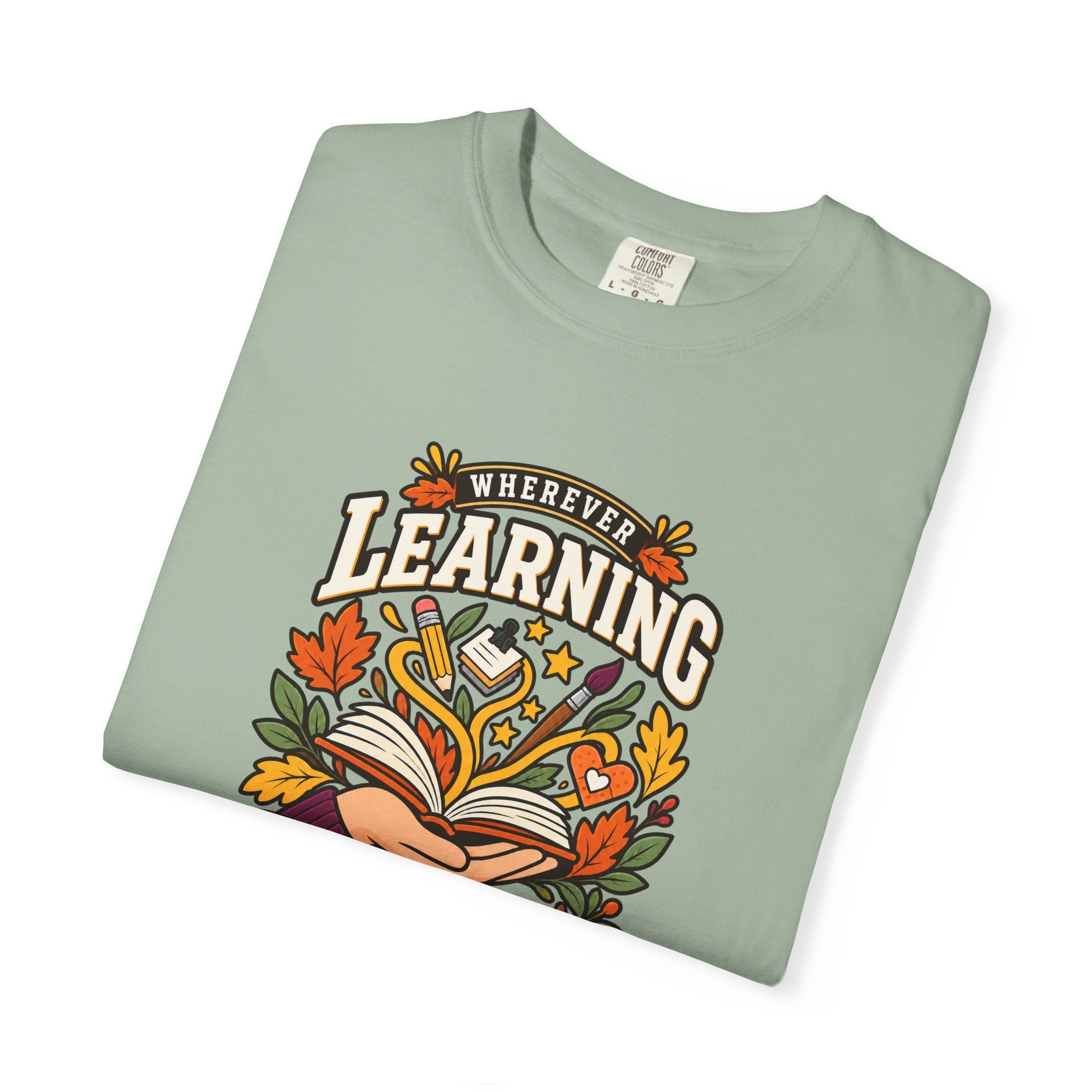 Wherever Learning Needs a Hand Teacher Heavyweight Tee 🍎📚