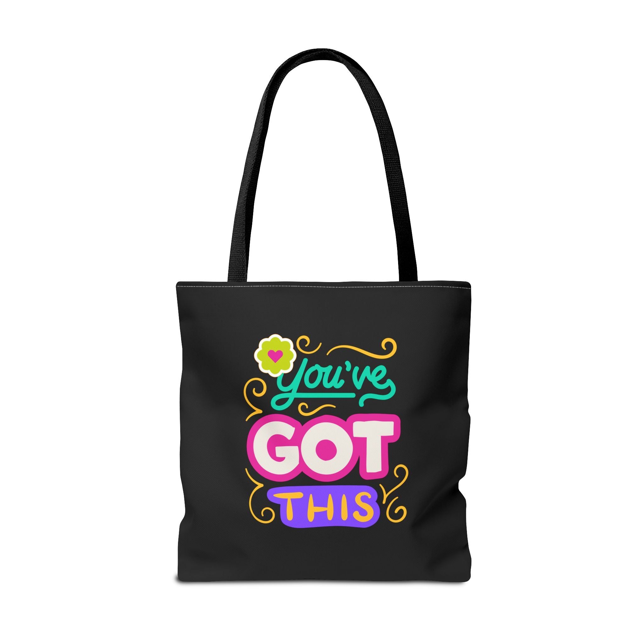 Hello Fresh Start / You've Got This" Retro Two-Sided Tote Bag