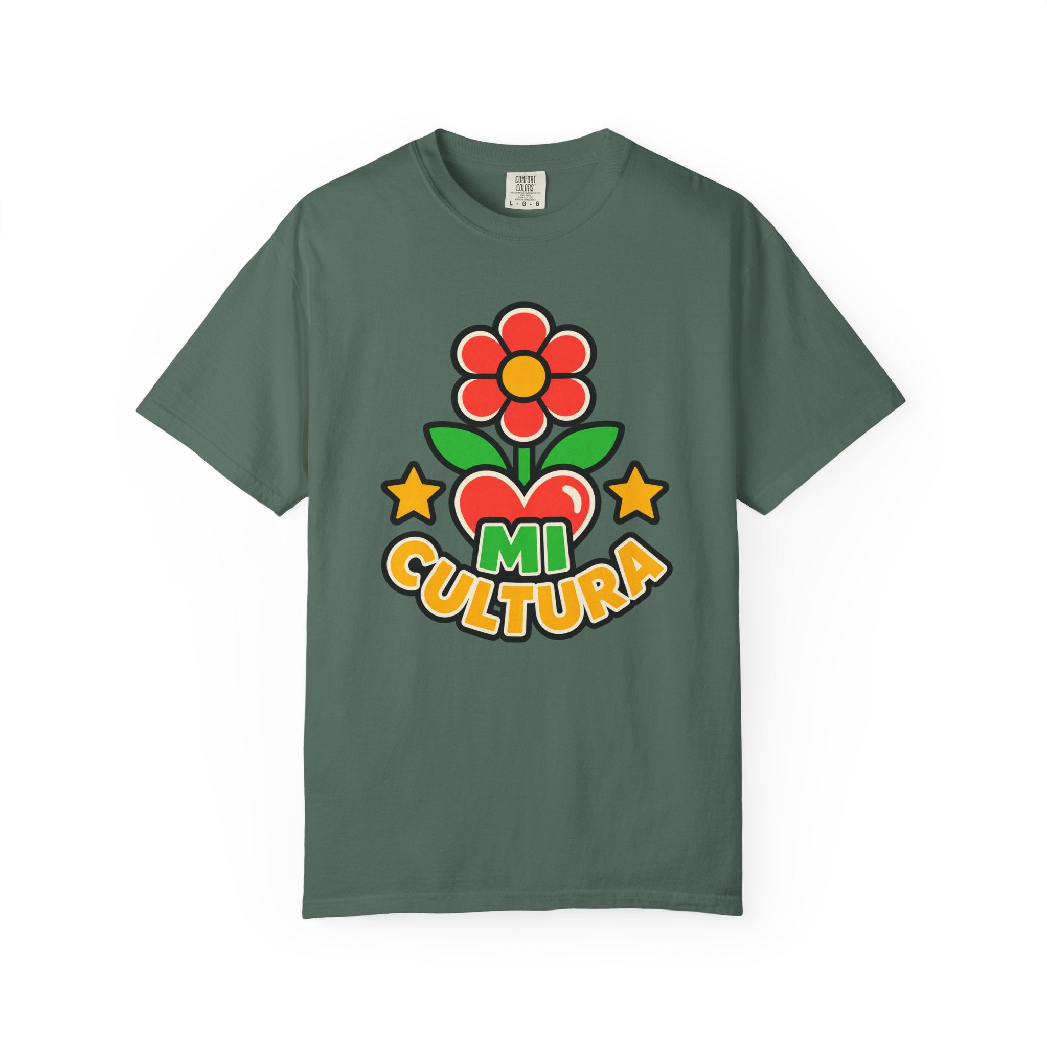 Mi Cultura Latino Heritage Heavyweight Tee 🌺❤️