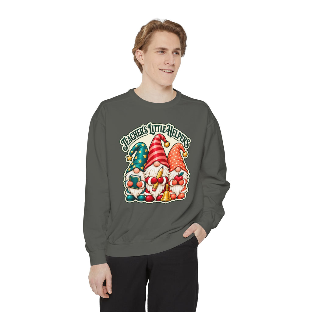Teachers Little Helpers Gnome Christmas Sweatshirt