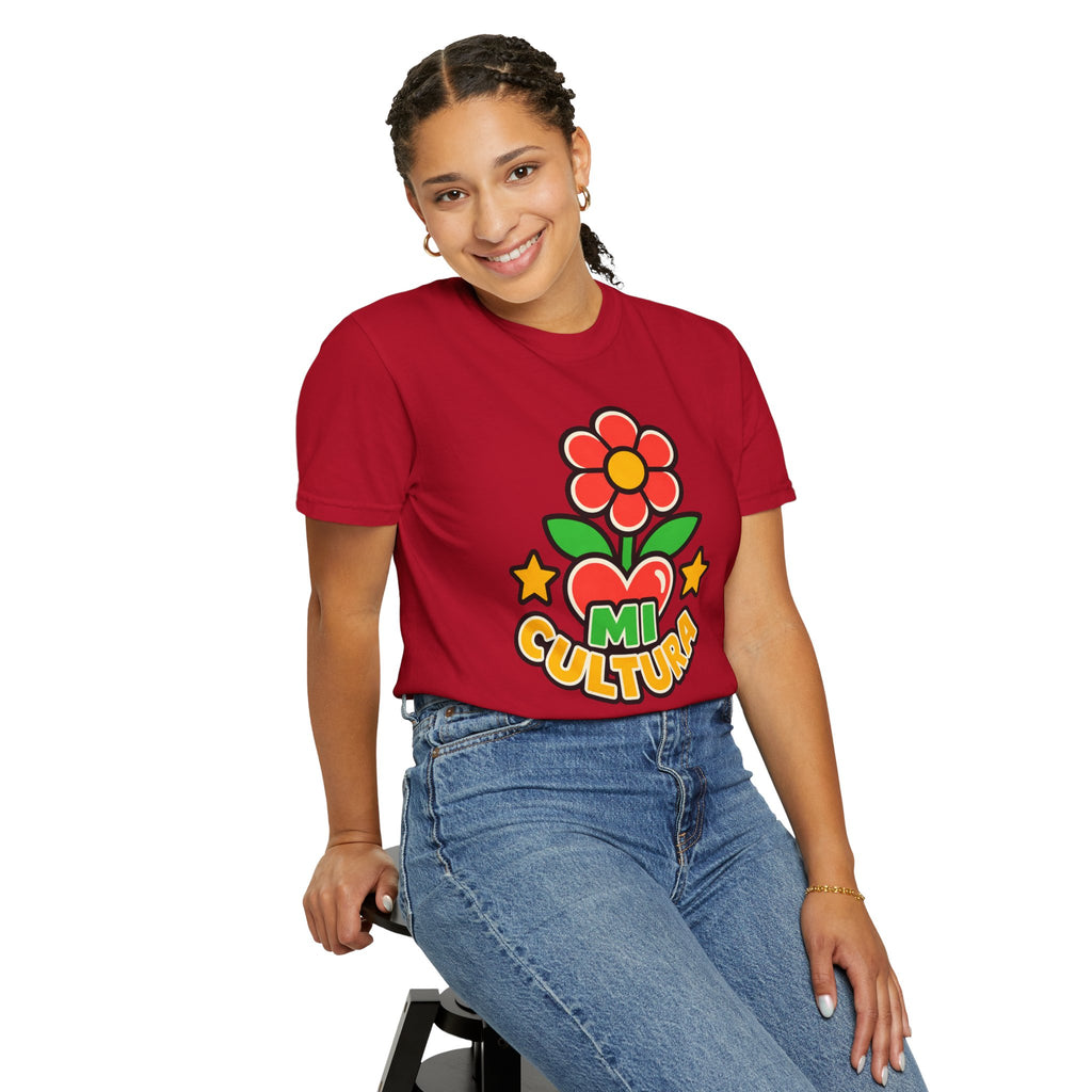 Mi Cultura Latino Heritage Heavyweight Tee 🌺❤️