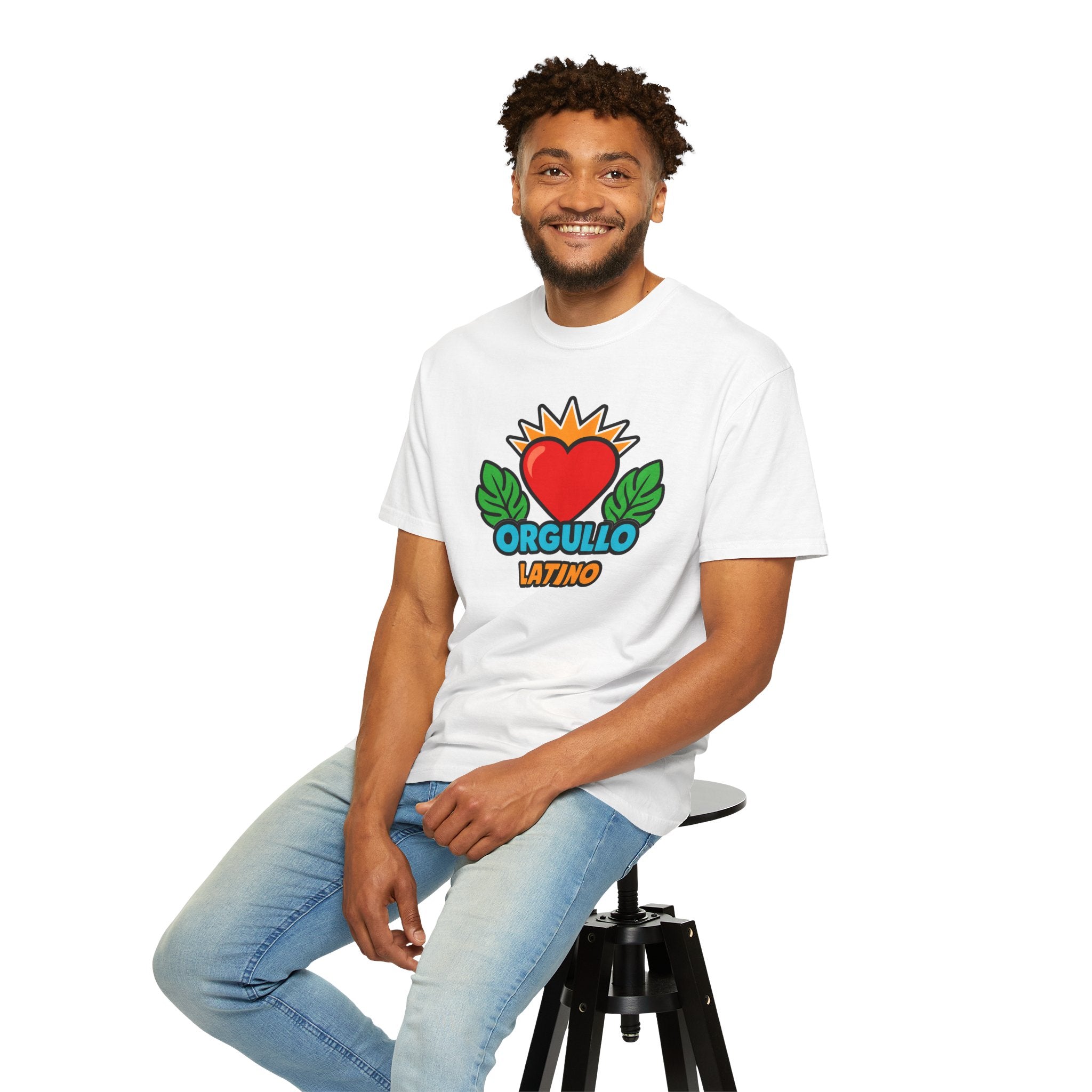 Orgullo Latino Heritage Heavyweight Tee ❤️🌿