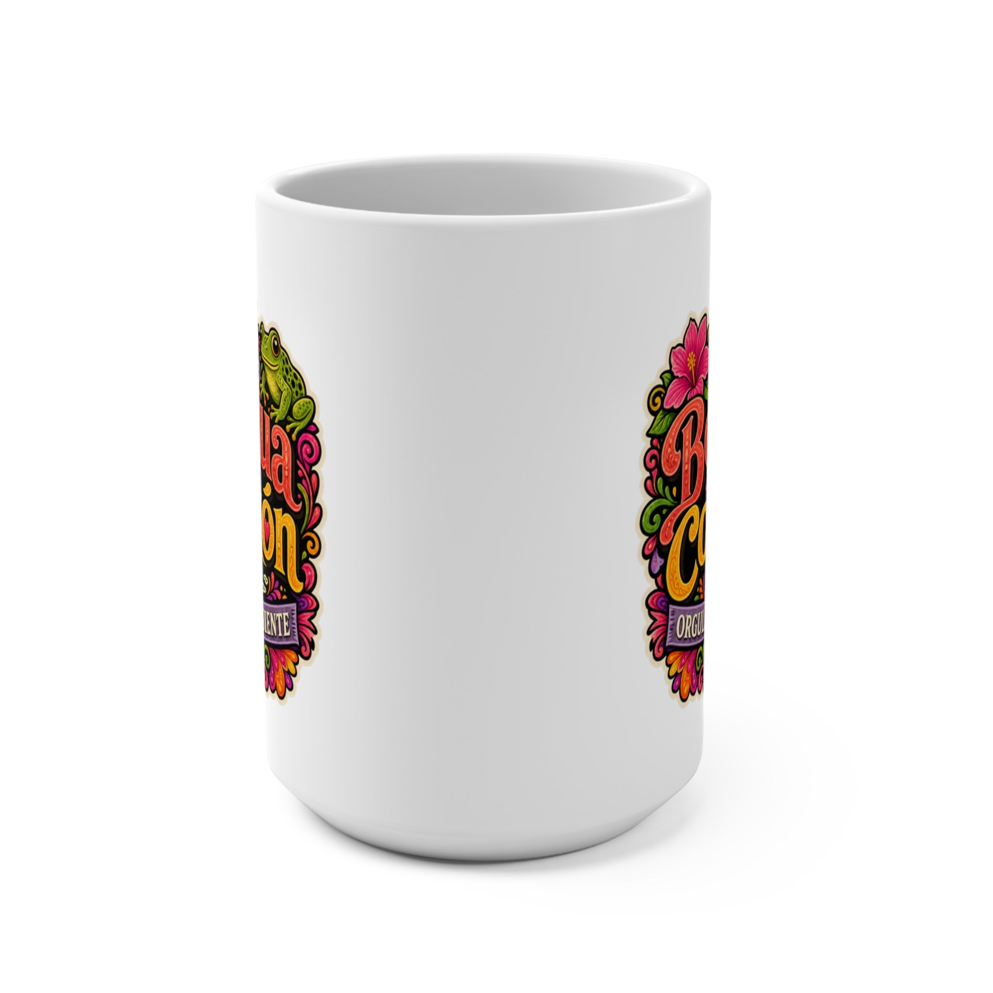 Boricua de Corazón Mug - Puerto Rican Pride Coffee Cup - Boricua Heritage Gift for Puerto Ricans, Families and Culture Lovers