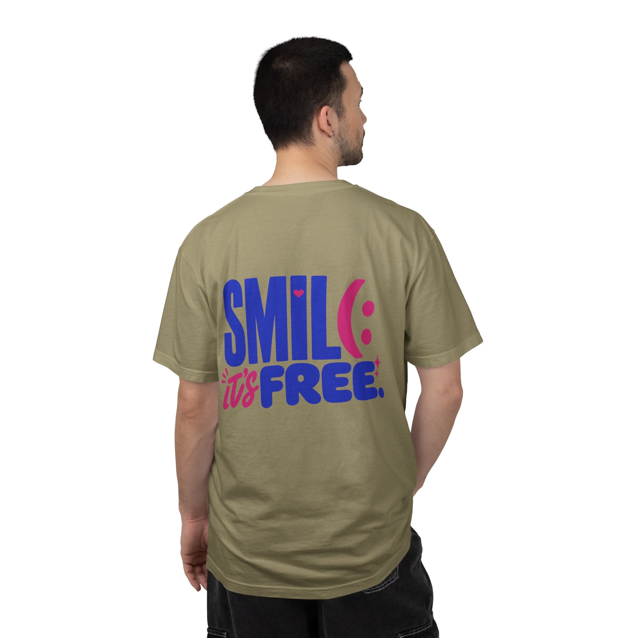 SMIL(: It’s Free Garment-Dyed Graphic Tee