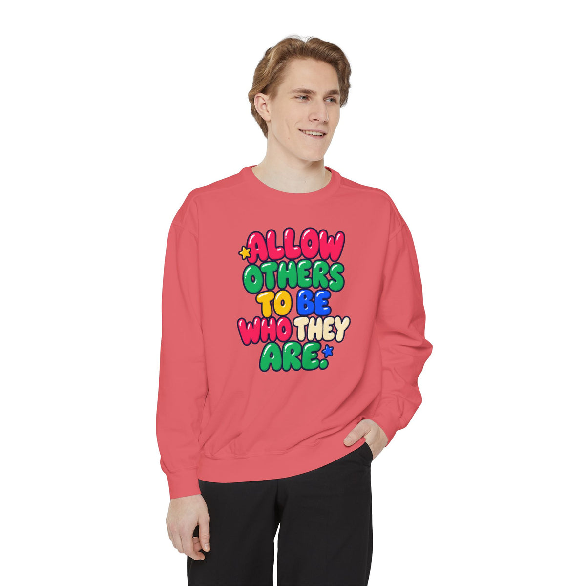 Allow Others to Be Who They Are Sweatshirt | Kindness & Acceptance Crewneck 🌼💛
