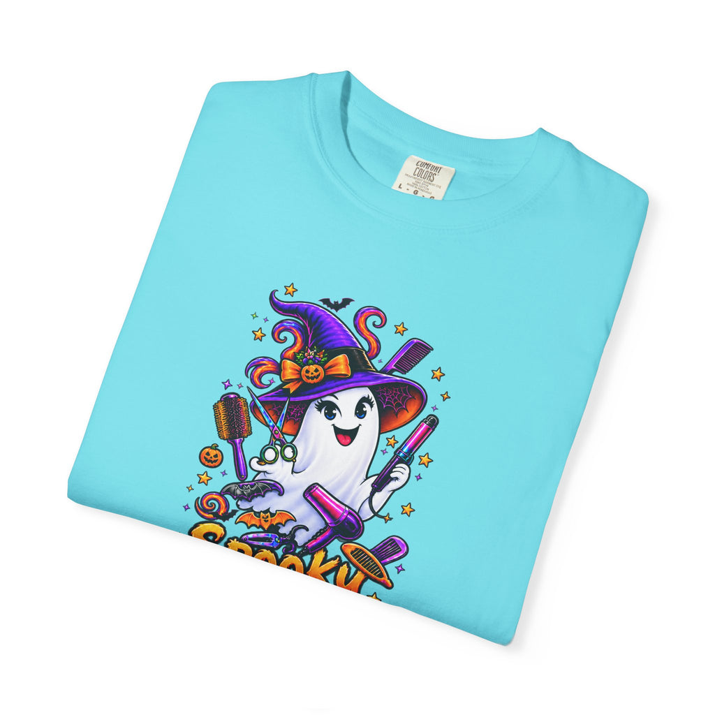 Spooky Stylist Halloween Tee – Adult Unisex Beauty Salon Party Shirt
