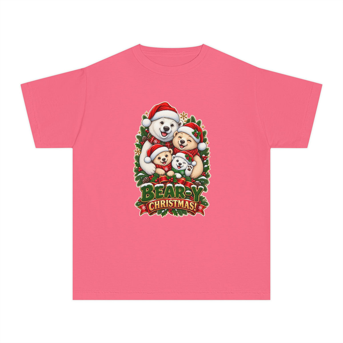 BEAR-Y Christmas Youth Tee