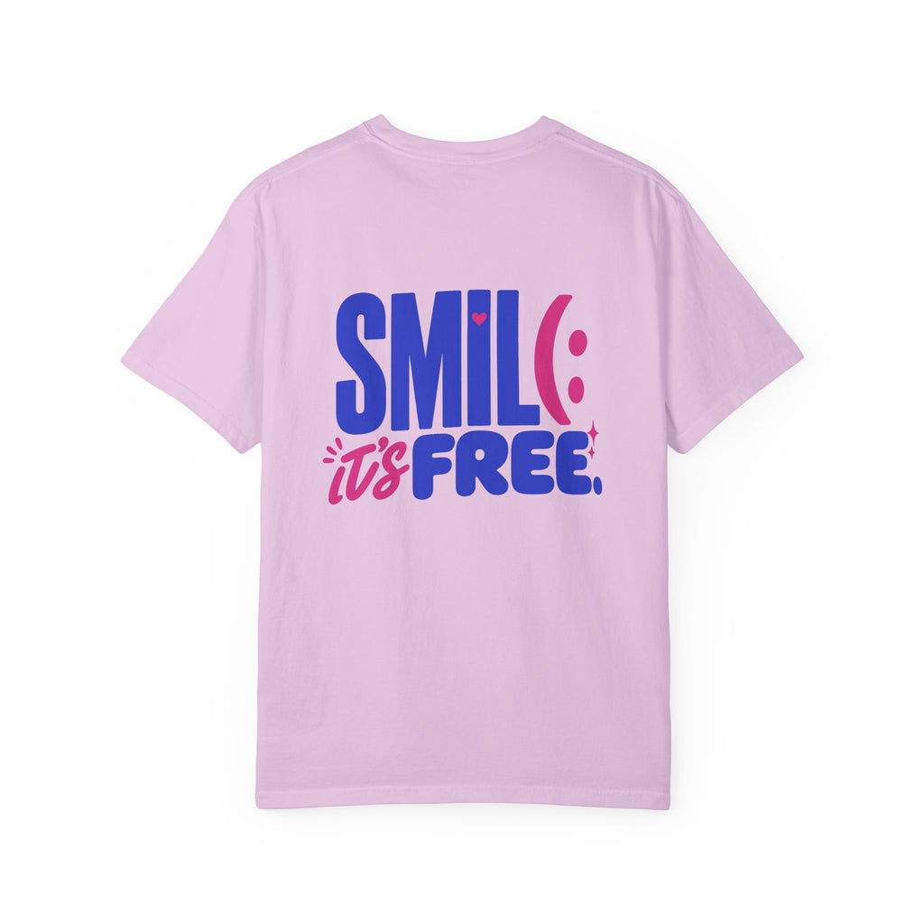 SMIL(: It’s Free Garment-Dyed Graphic Tee