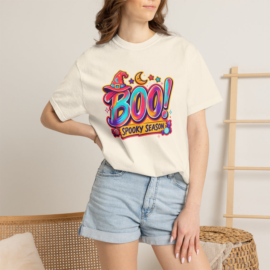 BOO! Spooky Season Heavyweight Tee 🎃✨