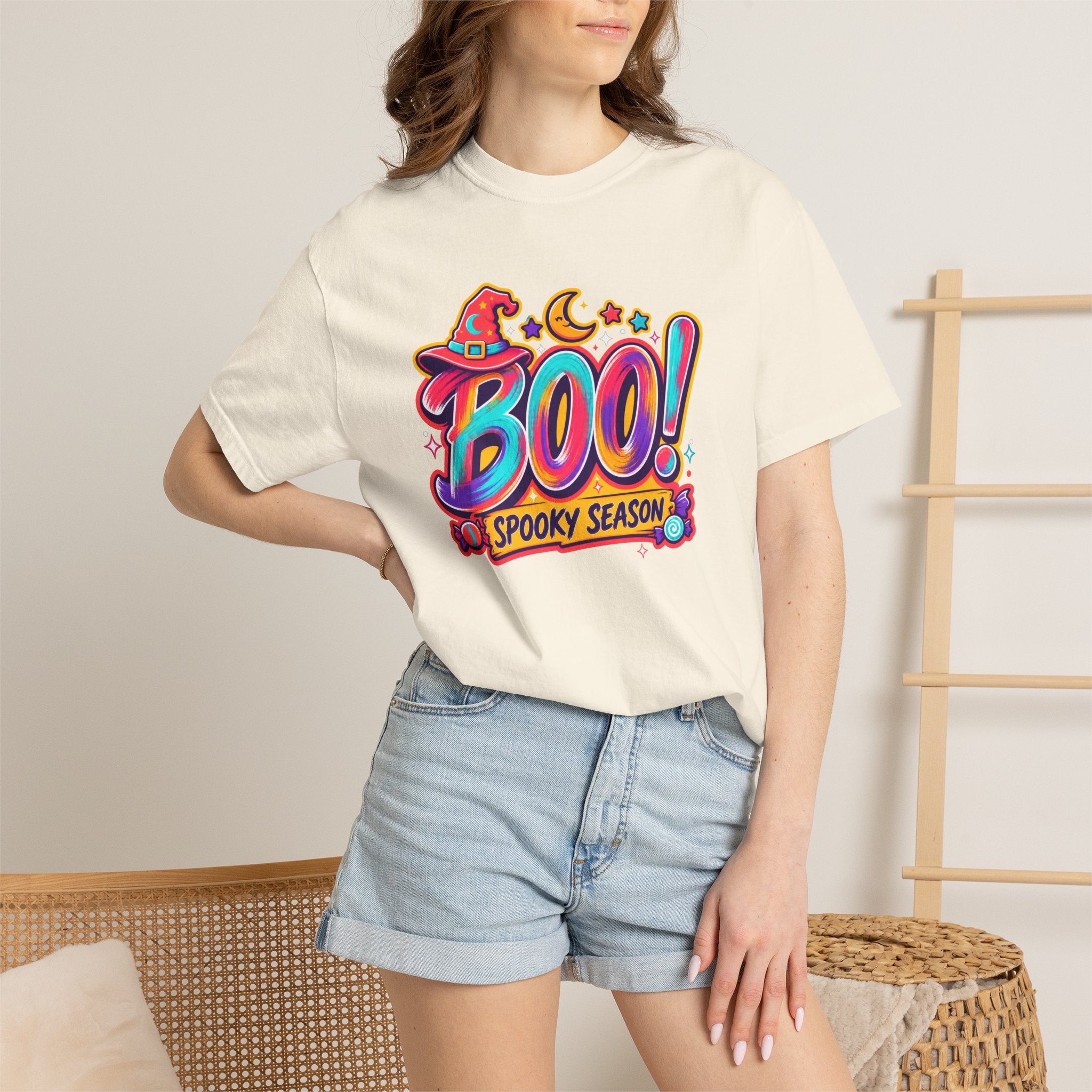BOO! Spooky Season Heavyweight Tee 🎃✨