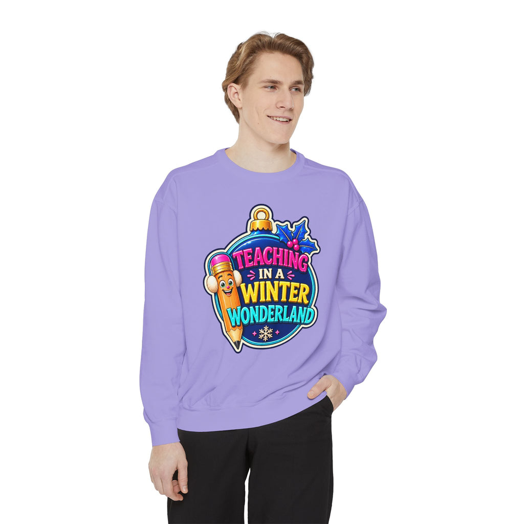 Teaching in a Winter Wonderland Christmas Sweatshirt