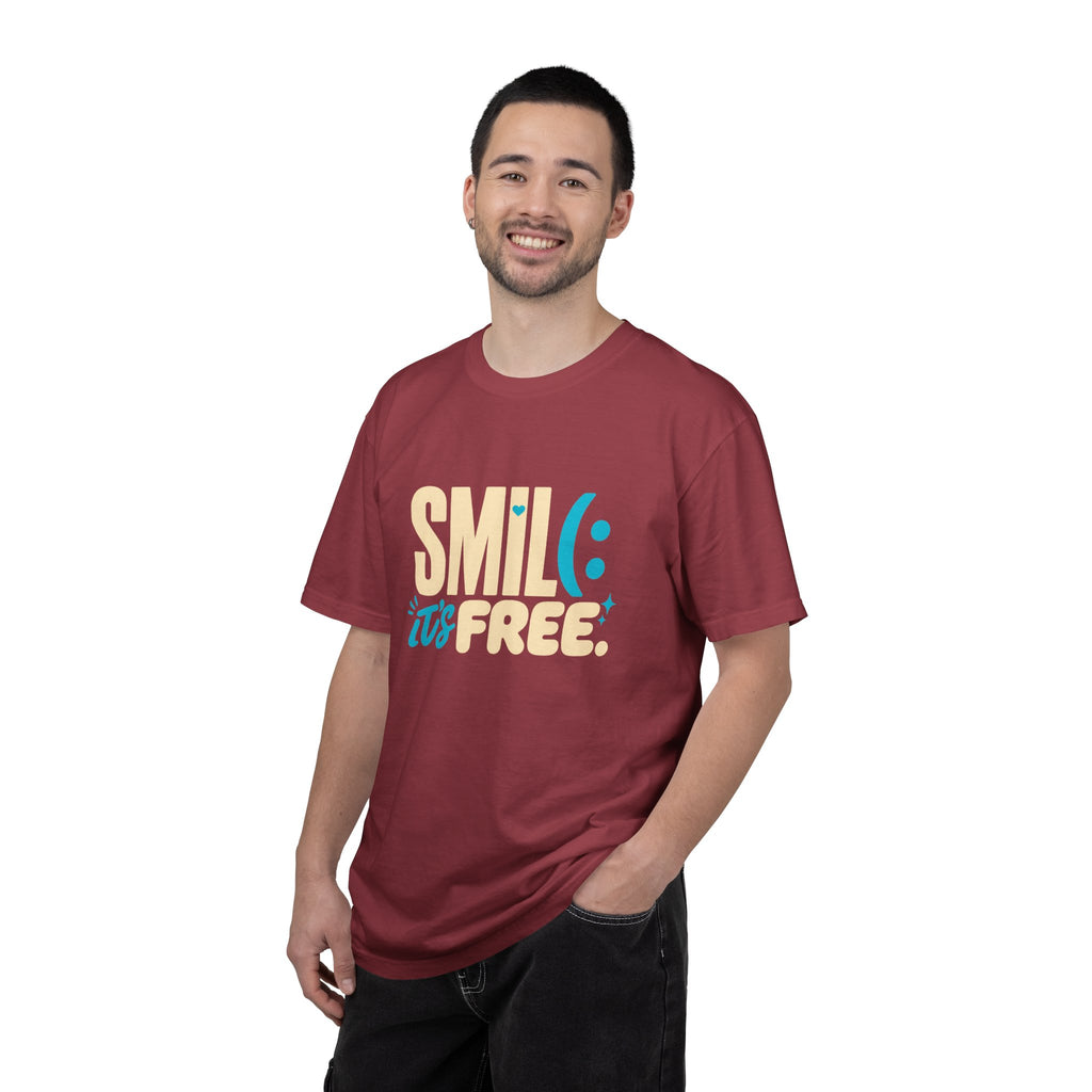 SMIL(: It’s Free Garment-Dyed Graphic Tee