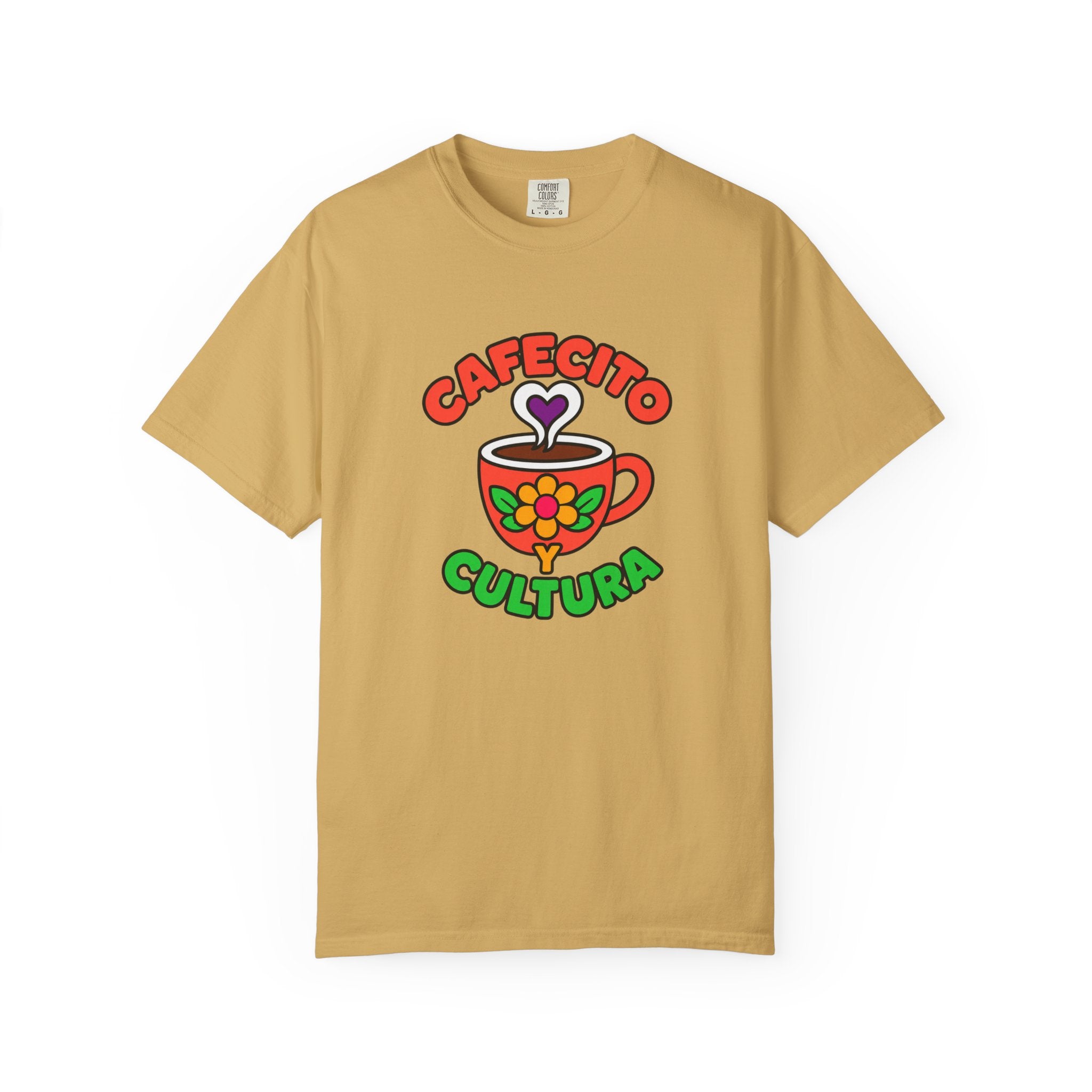 Cafecito Y Cultura Heavyweight Tee ☕🌼