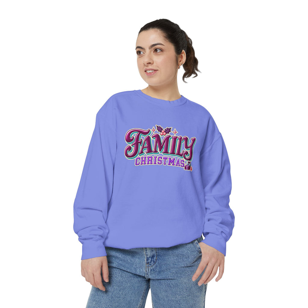Family Christmas Retro Holiday Sweatshirt