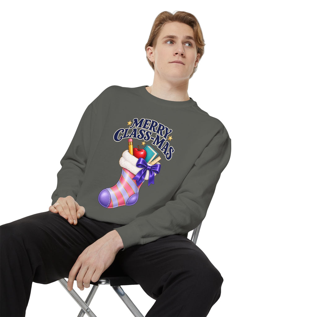Merry Class-Mas Teacher Christmas Sweatshirt