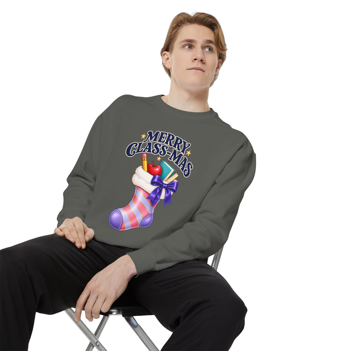 Merry Class-Mas Teacher Christmas Sweatshirt