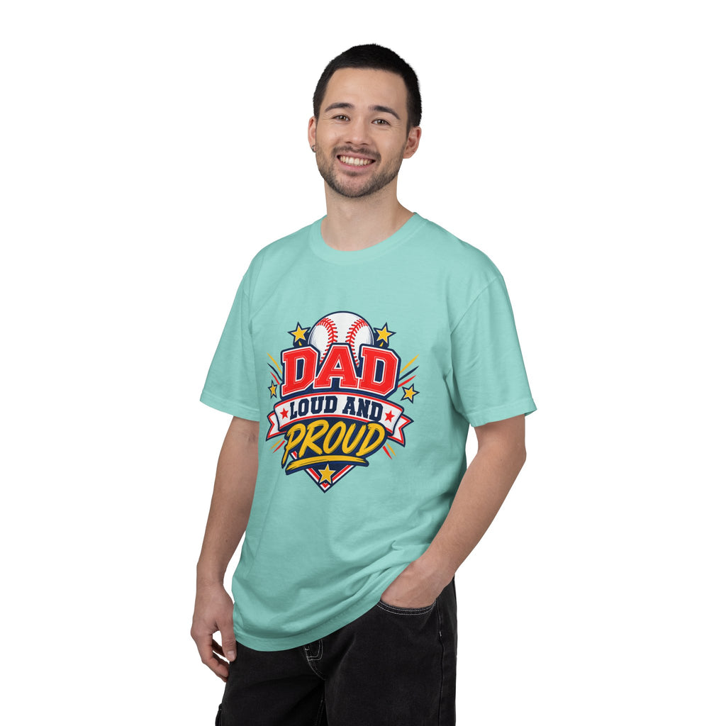 Baseball Dad Loud and Proud Comfort Colors® Tee ⚾️⭐