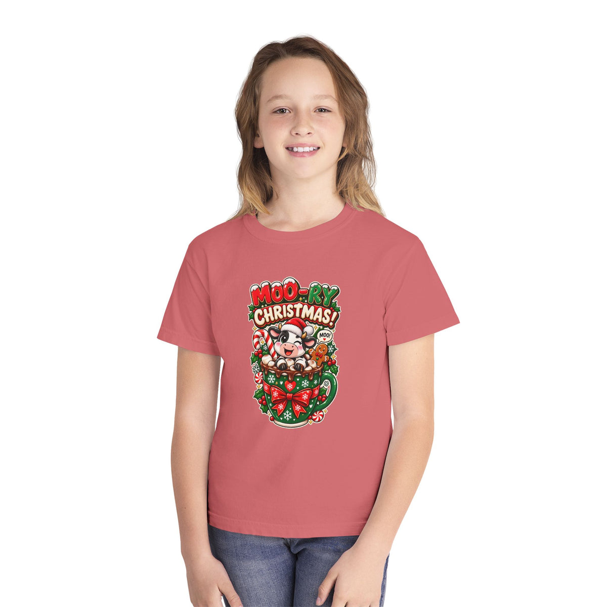 MOO-RY Christmas Youth Tee