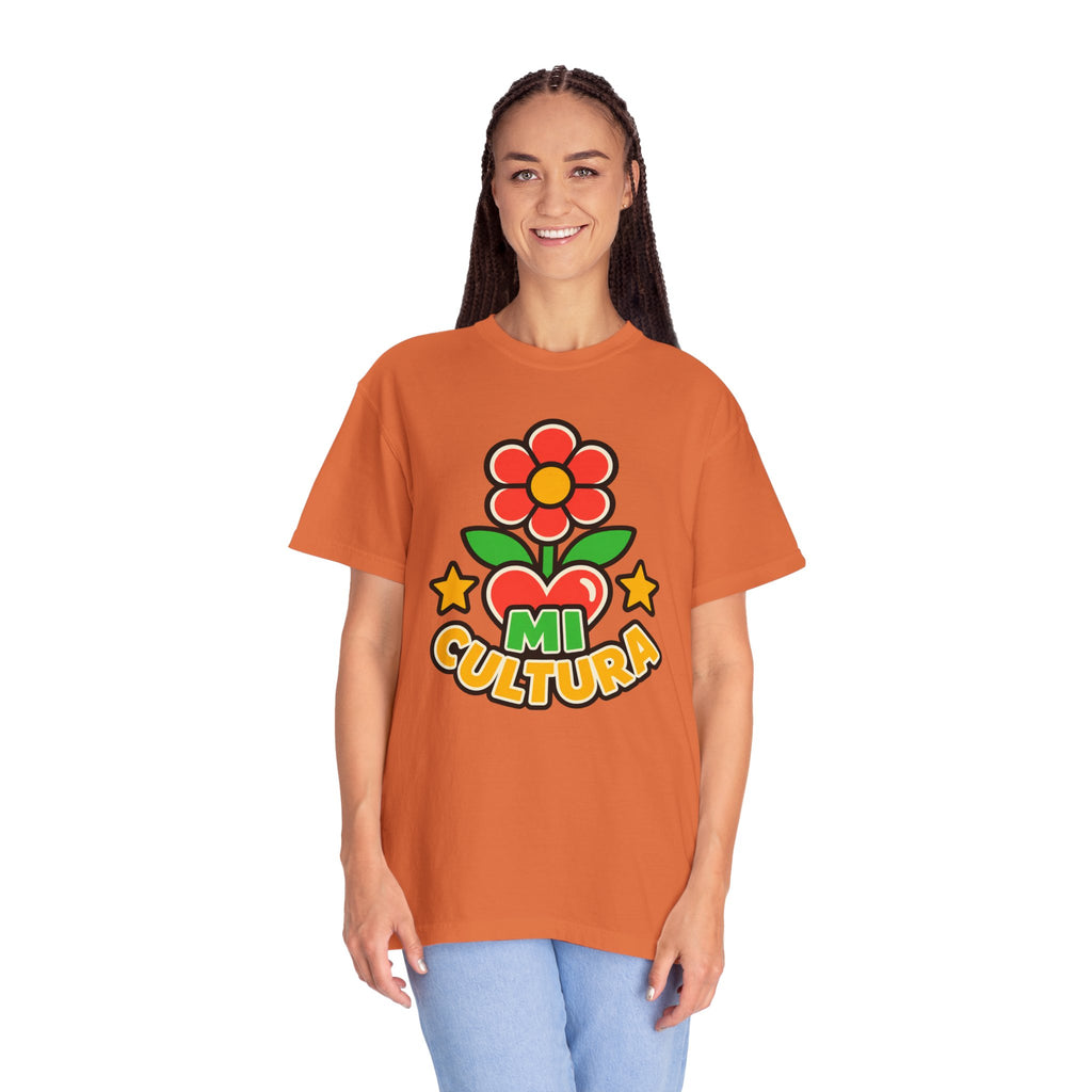 Mi Cultura Latino Heritage Heavyweight Tee 🌺❤️