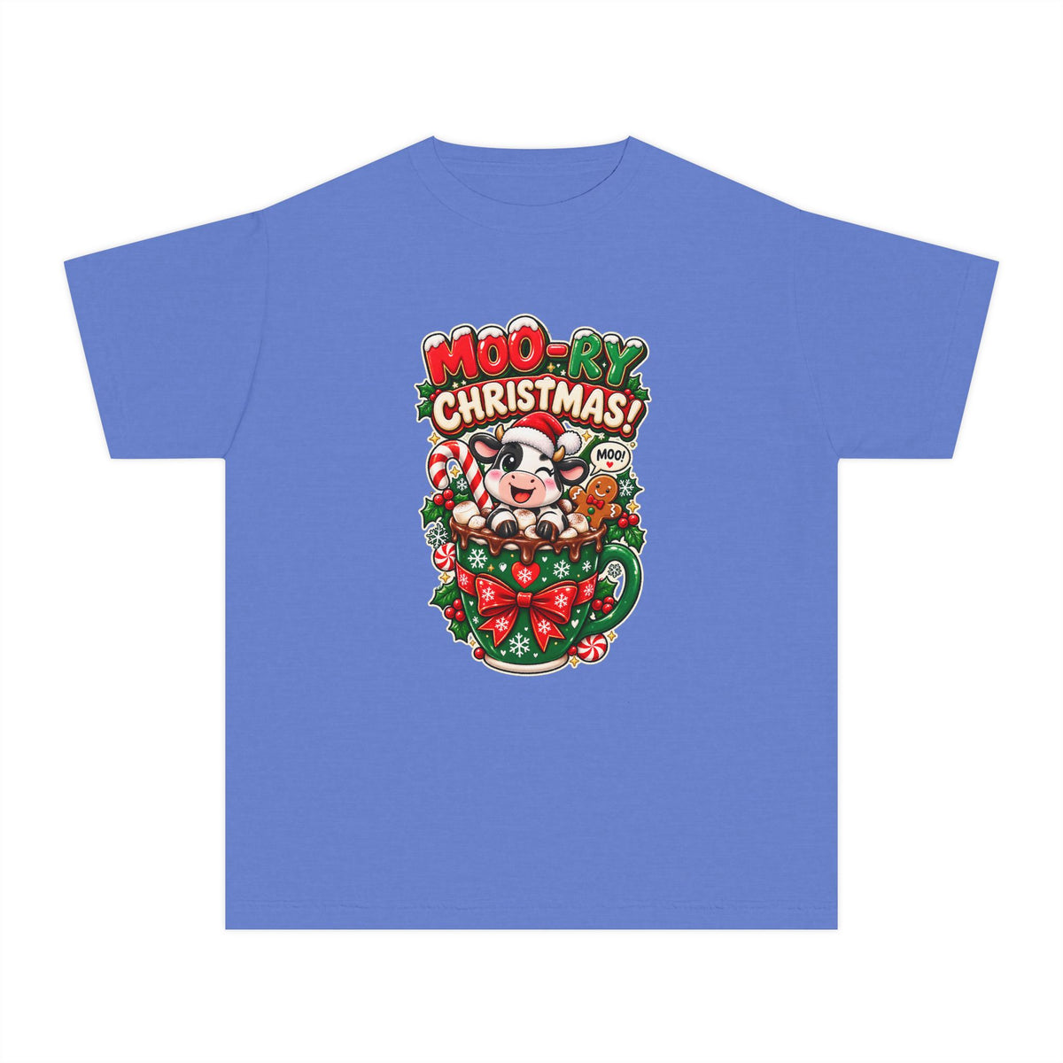 MOO-RY Christmas Youth Tee