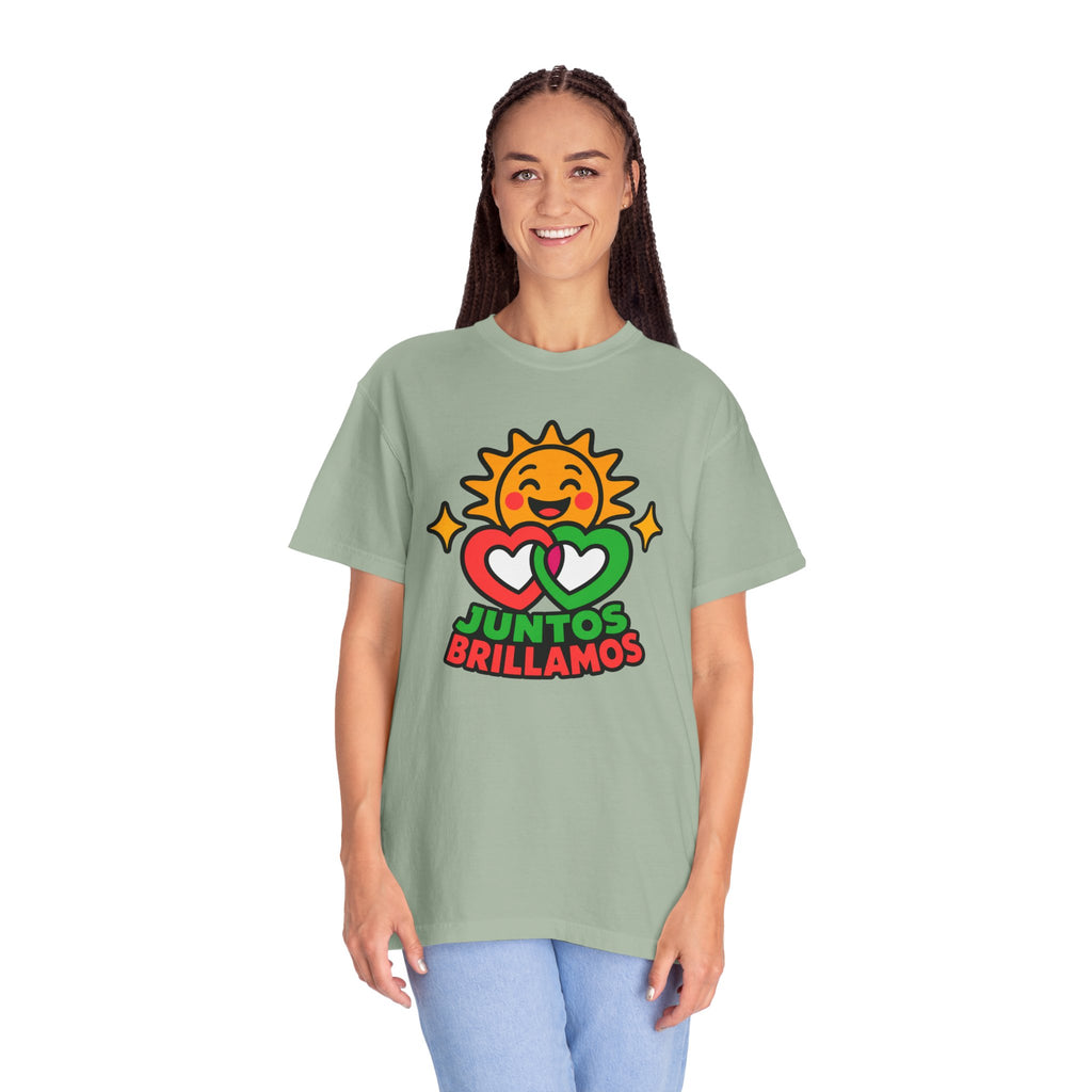 Juntos Brillamos Latino Heritage Heavyweight Tee ☀️❤️