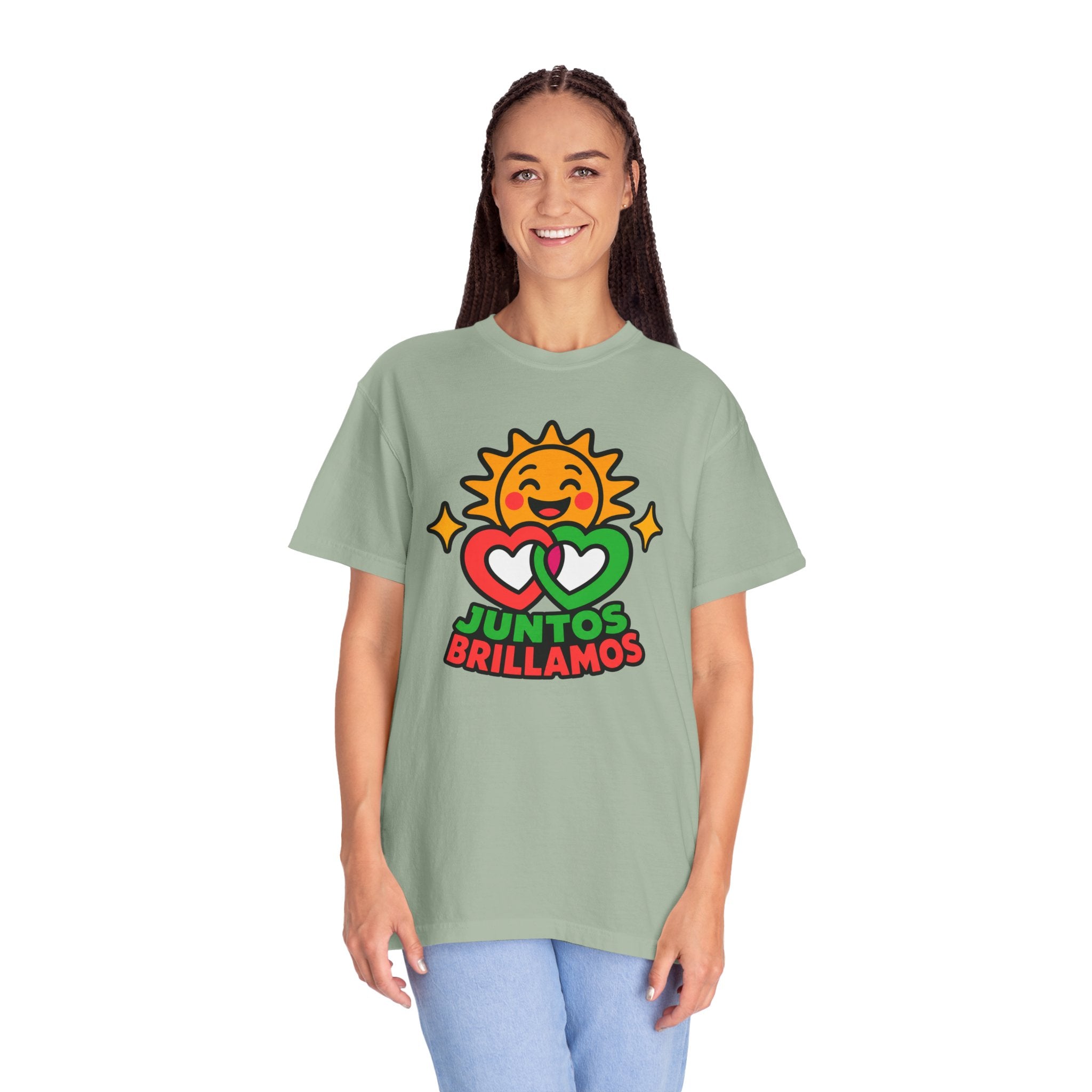 Juntos Brillamos Latino Heritage Heavyweight Tee ☀️❤️