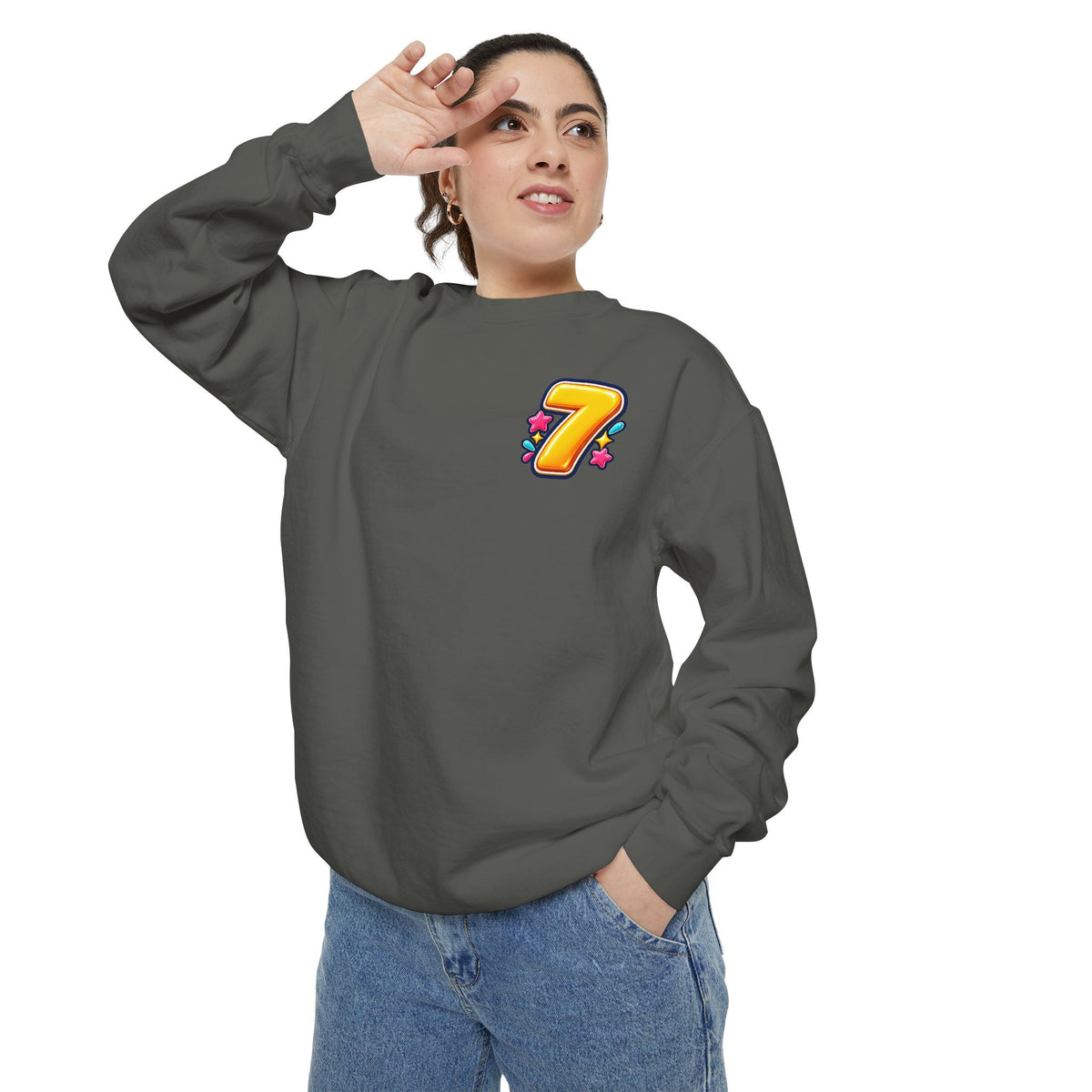 Seven Has “Even” in It, That’s Odd Sweatshirt | Funny Number 7 Crewneck 7️⃣🤔