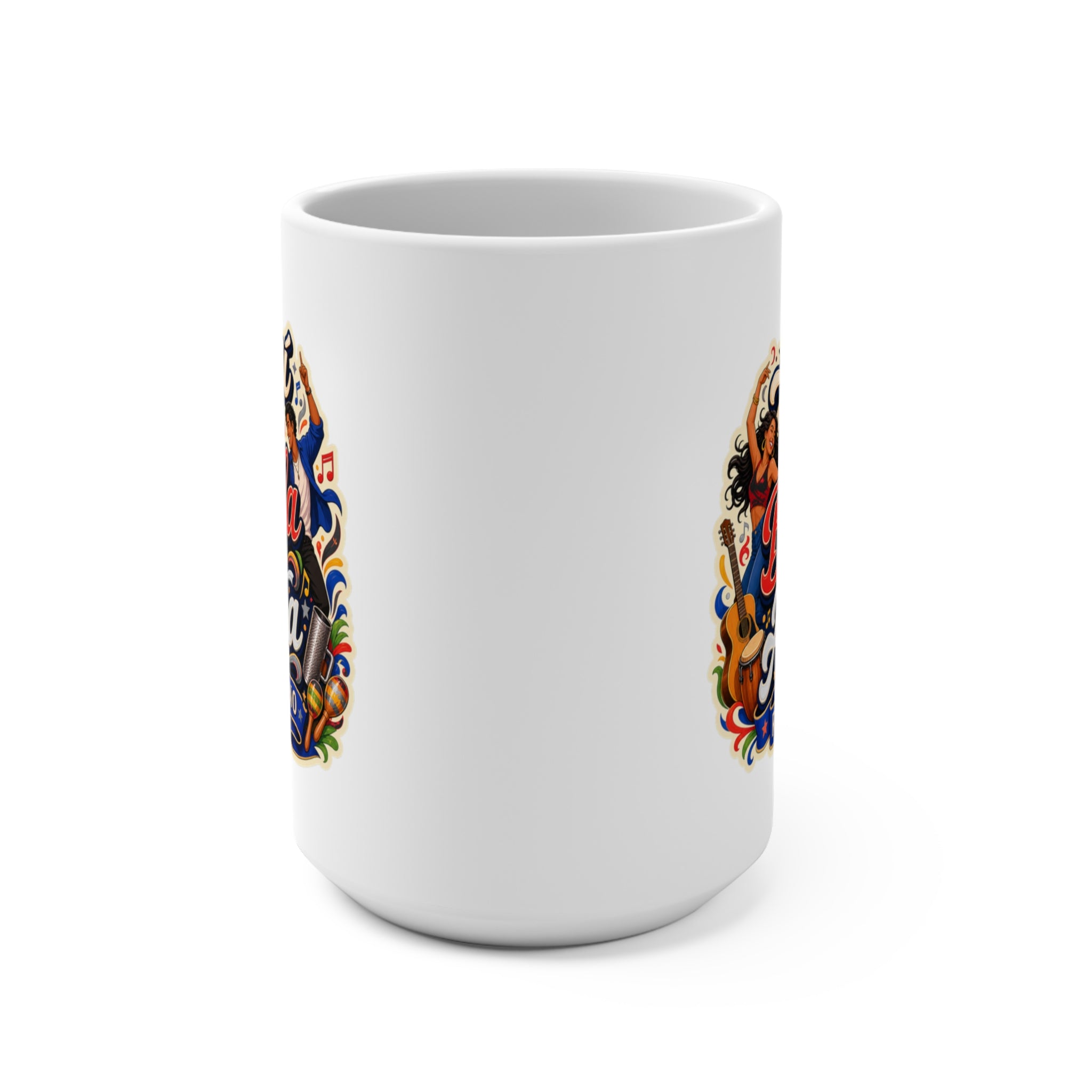 Aquí Se Baila Con el Alma Mug - Ritmo Latino Coffee Cup - Latin Dance Gift for Salsa Lovers, Musicians and Latino Culture Fans