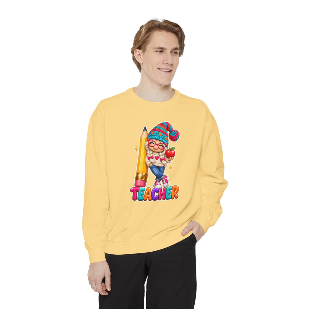 Gnome Teacher Classroom Christmas Holiday Sweatshirt