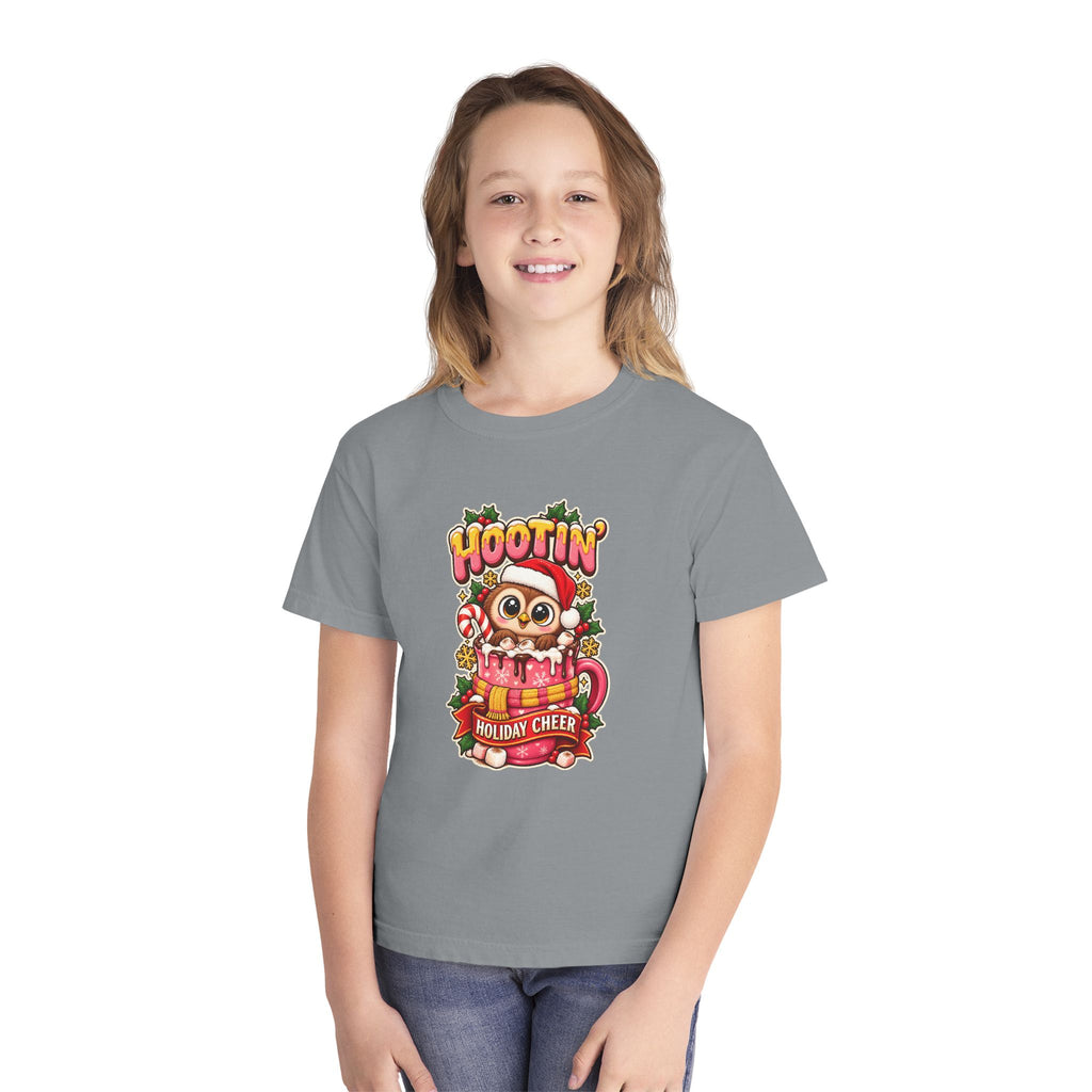 Hootin’ Christmas Cheer Youth Tee