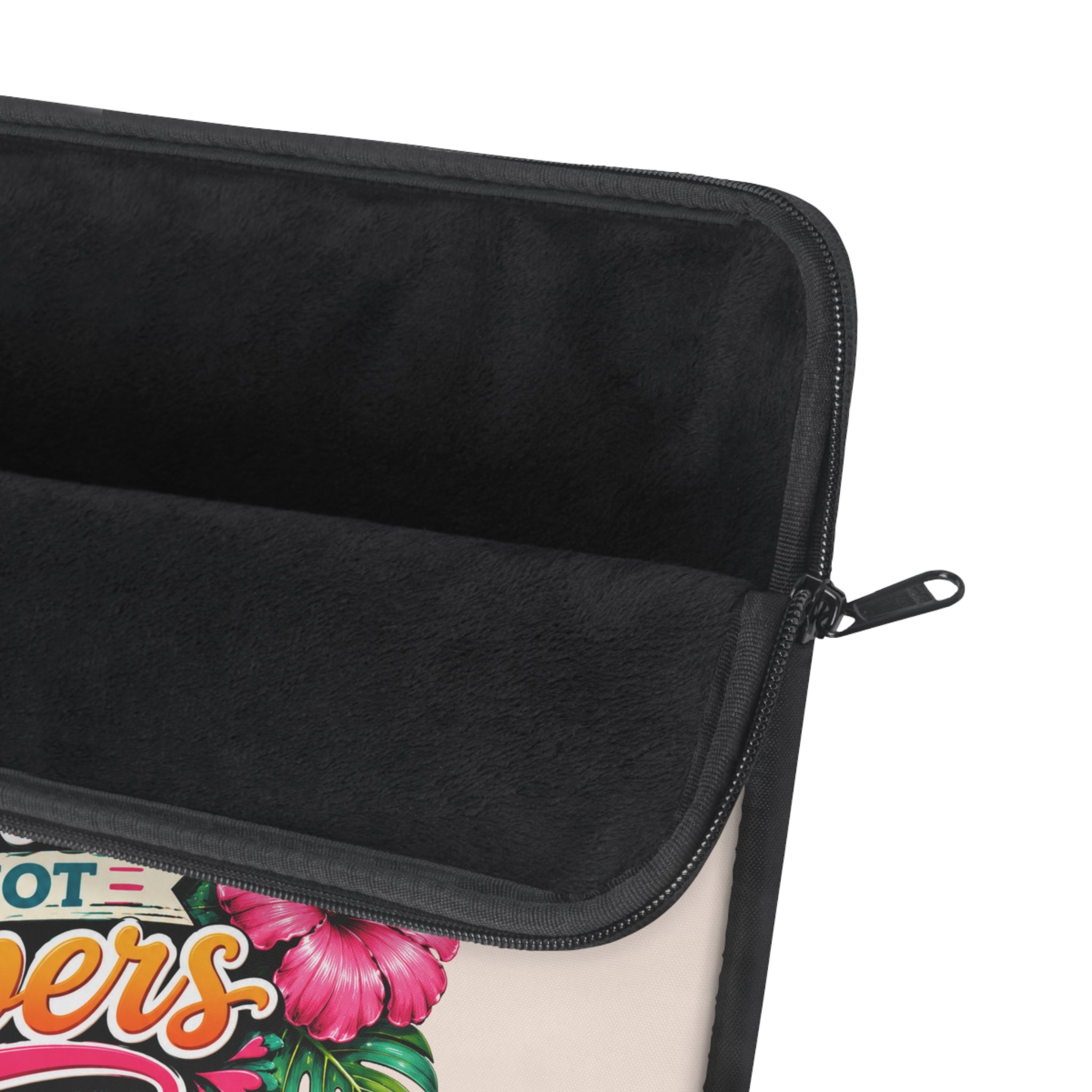 Collect Moments, Not Papers - Sunkissed Peach Laptop and iPad Sleeve