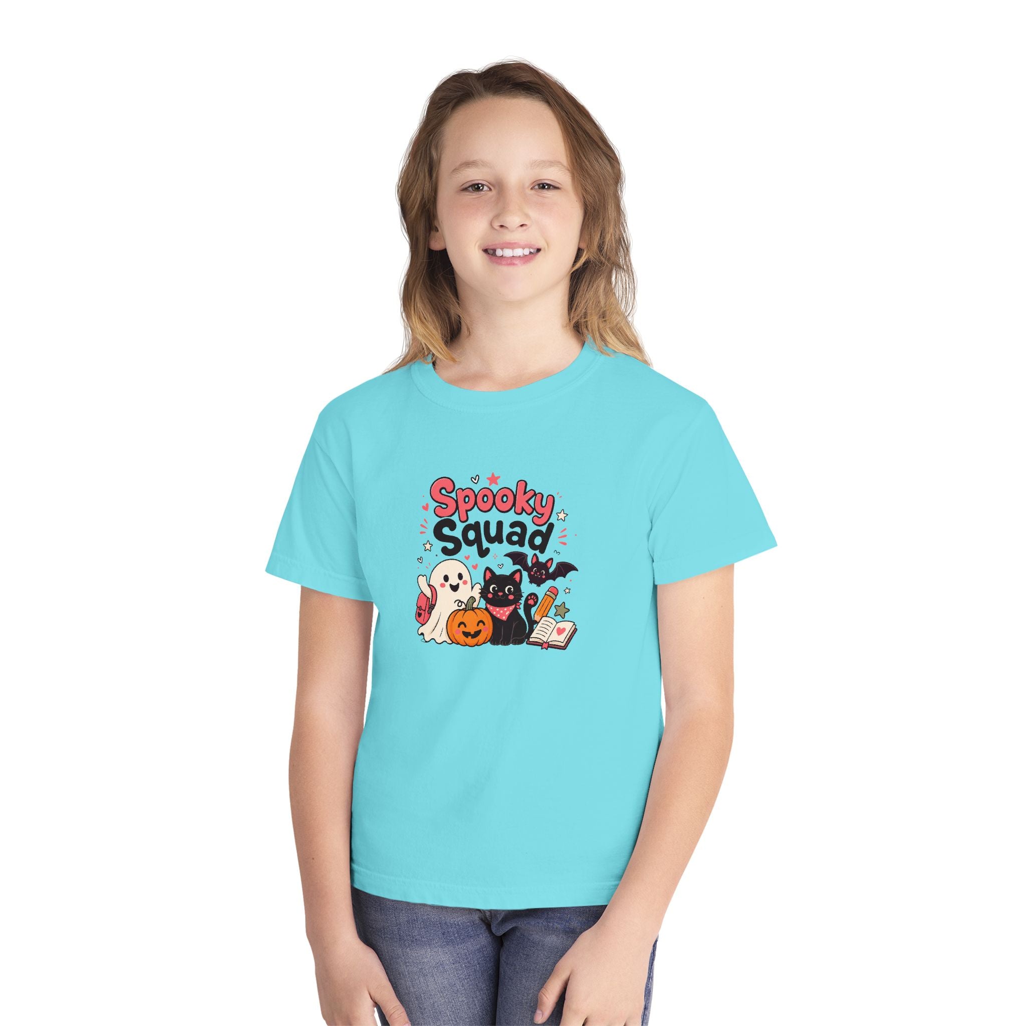 Spooky Squad Youth Retro Tee 🎃👻