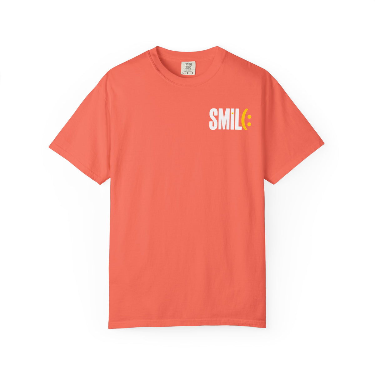 SMILE IT’S FREE! Front-and-Back Garment-Dyed Tee