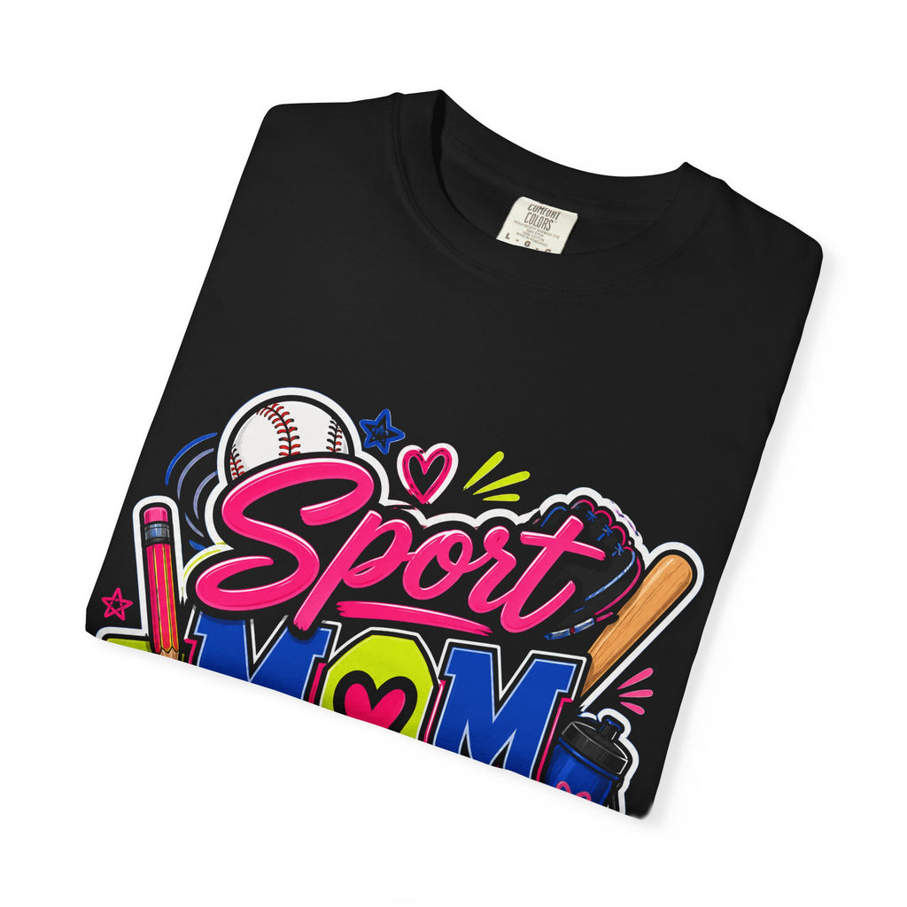 Sport Mom Heavyweight Tee ⚾🏀💙