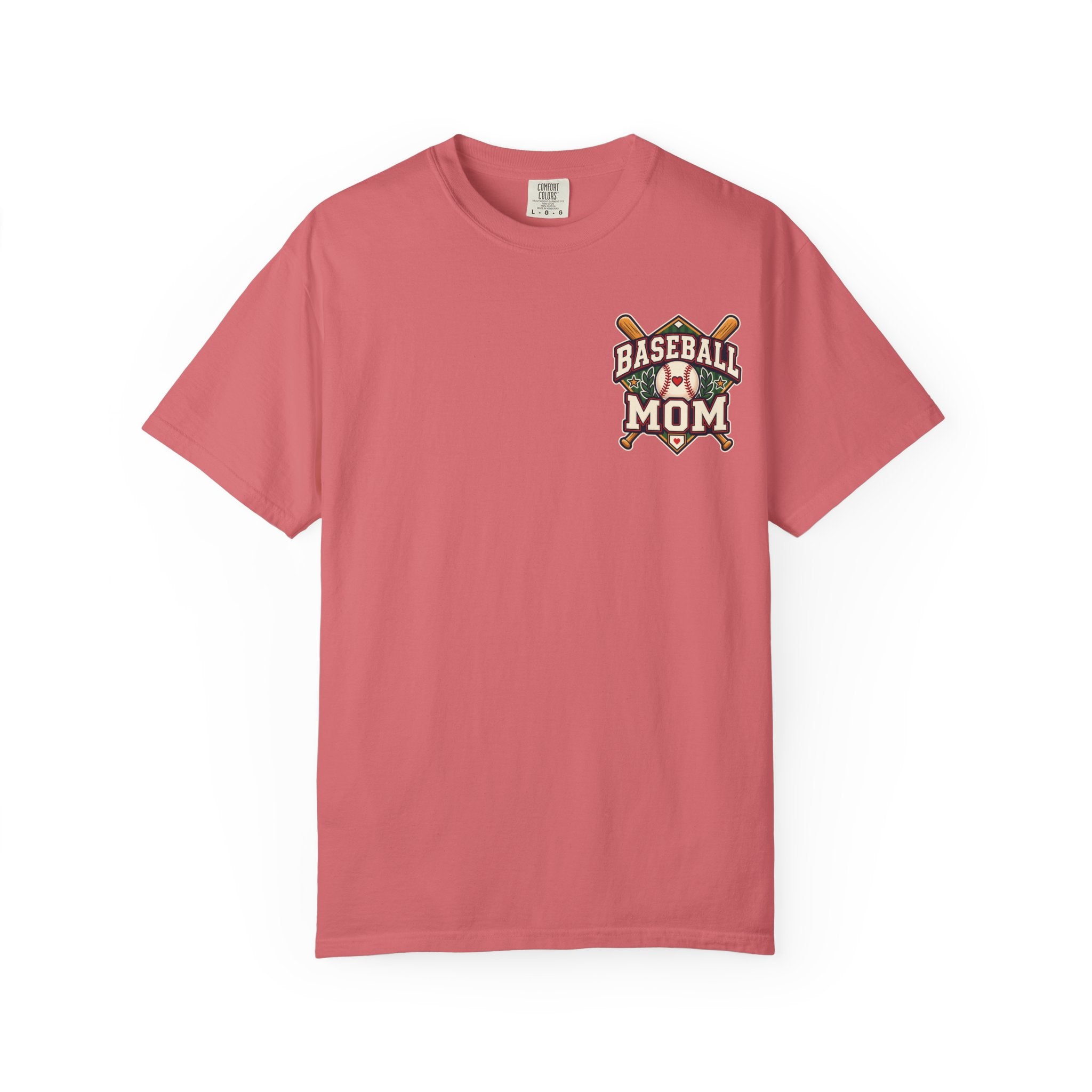 Vintage Baseball Mom Comfort Colors® Front and Back Tee ⚾️