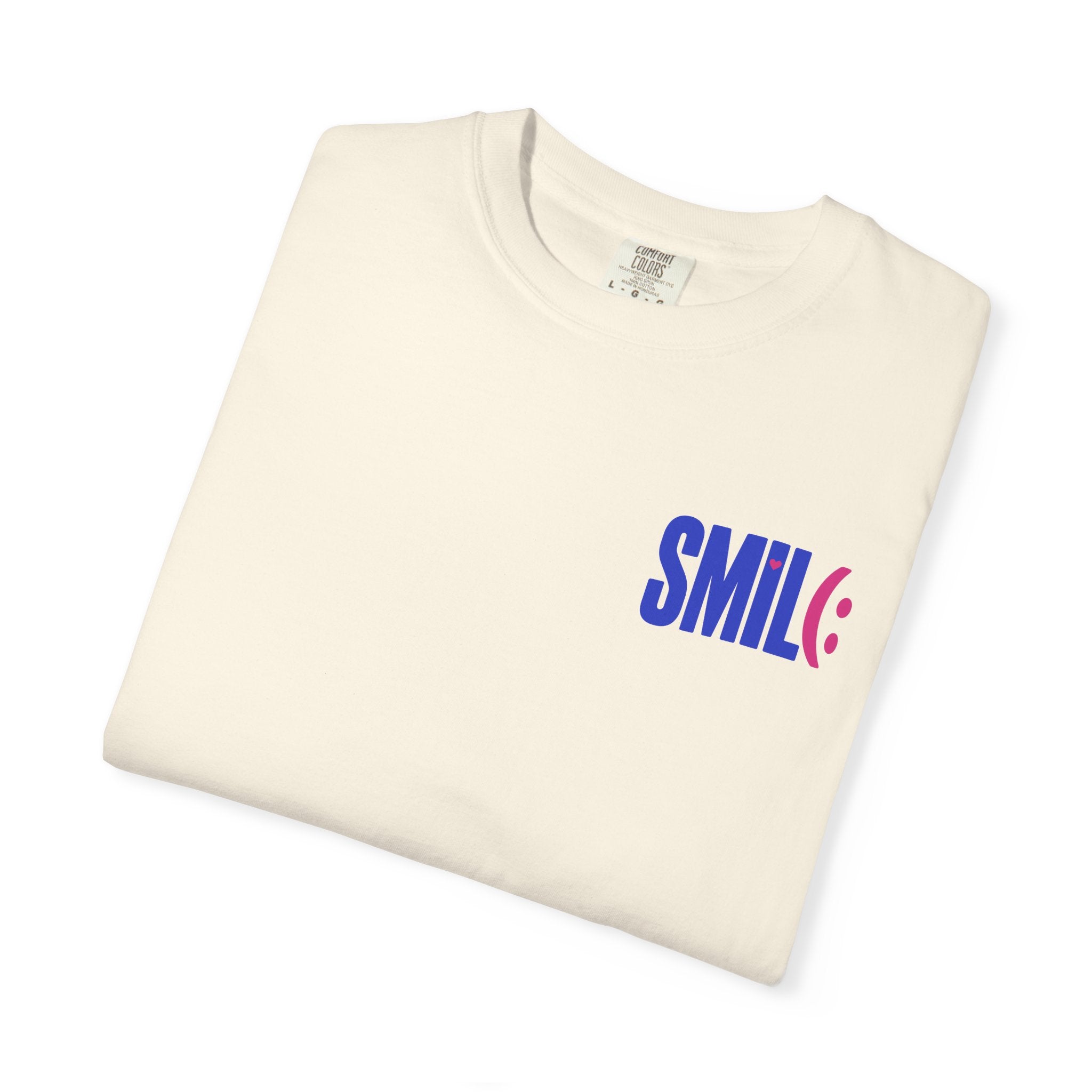 SMIL(: It’s Free Garment-Dyed Graphic Tee
