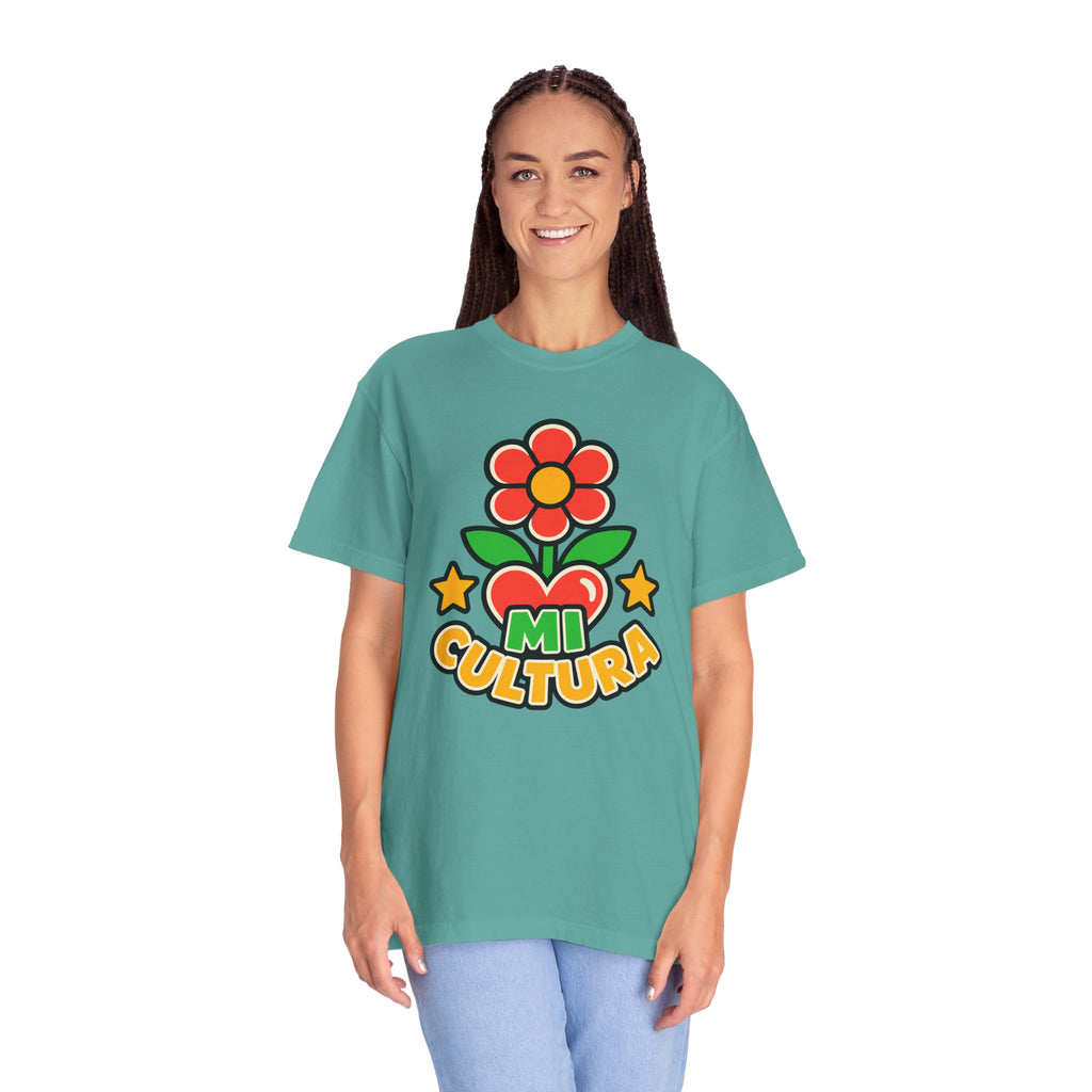 Mi Cultura Latino Heritage Heavyweight Tee 🌺❤️